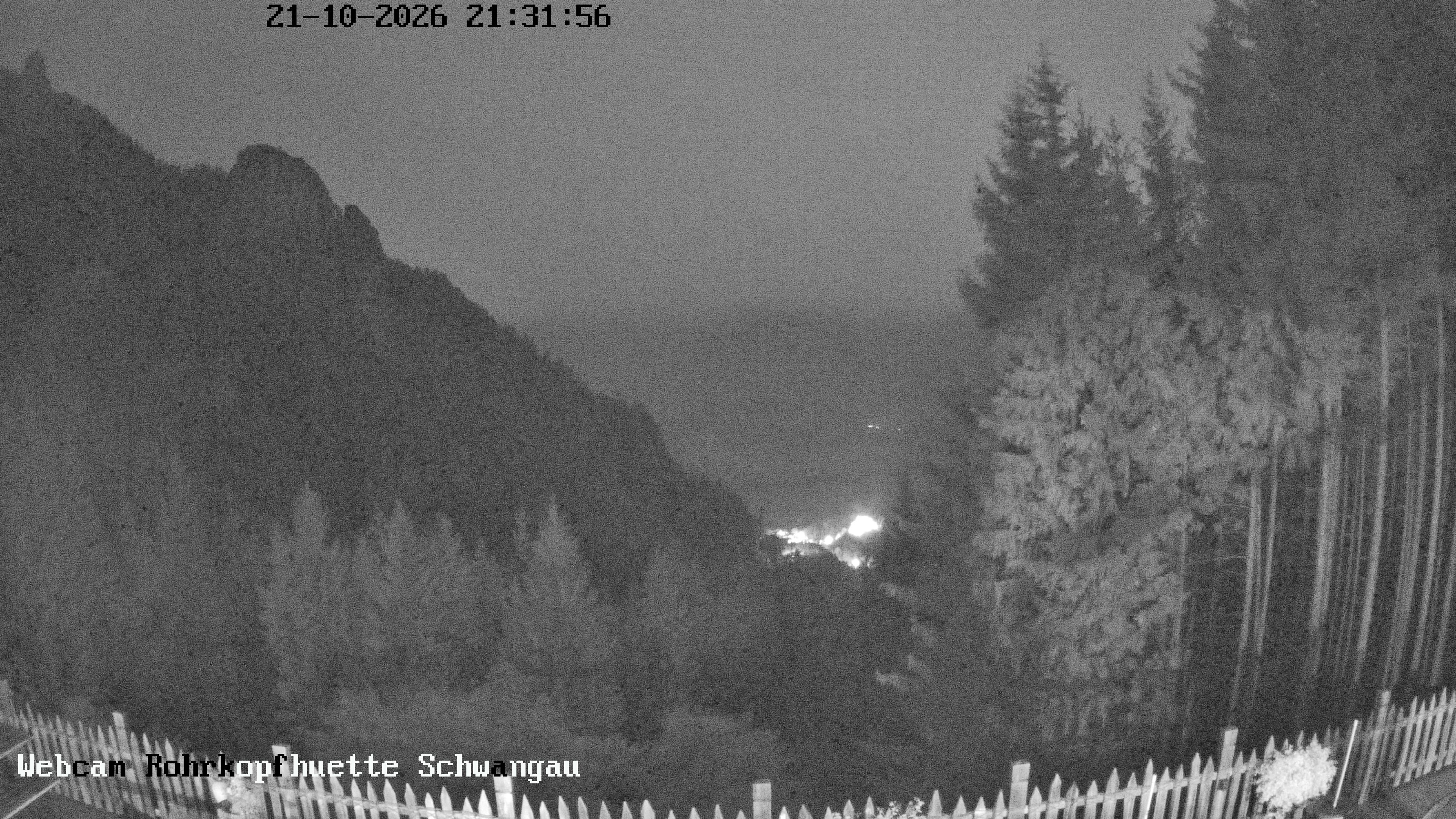 Archiv Foto Webcam Schwangau: Blick von der Rohrkopfhütte ins Tal