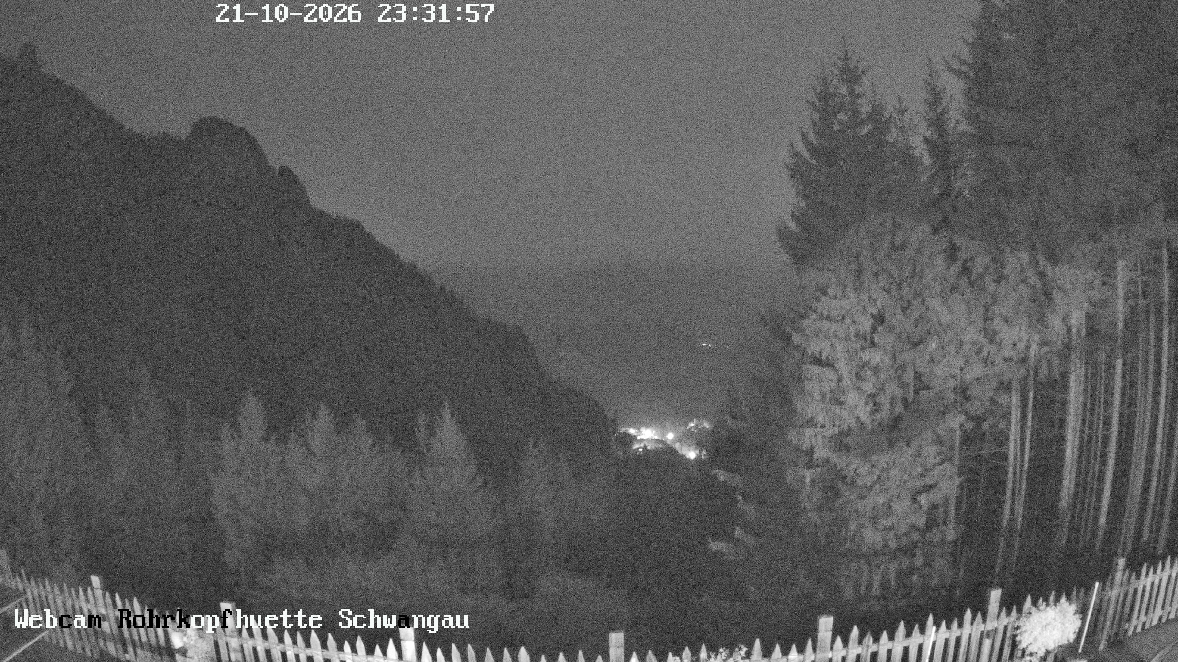 Archiv Foto Webcam Schwangau: Blick von der Rohrkopfhütte ins Tal