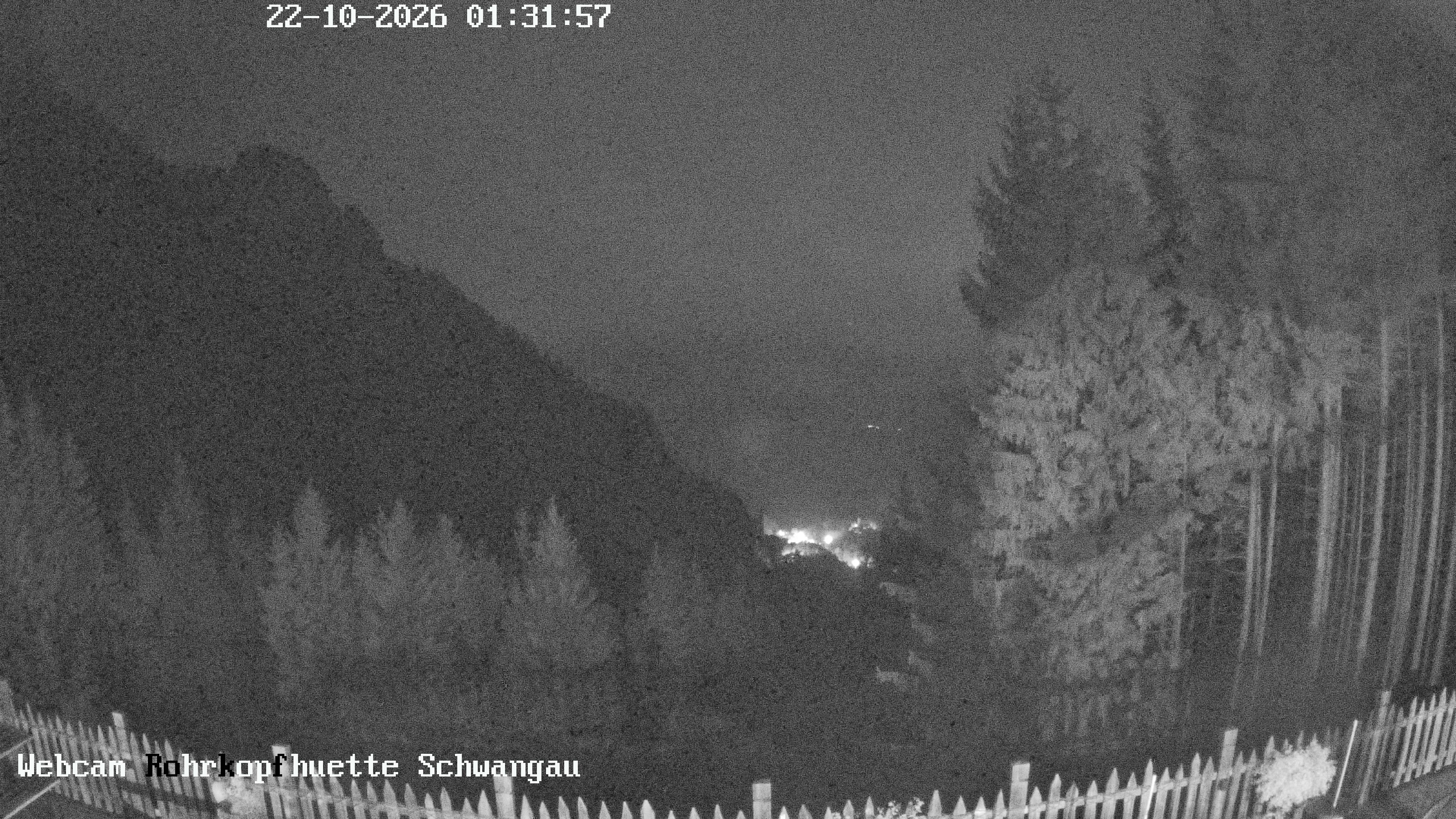 Archiv Foto Webcam Schwangau: Blick von der Rohrkopfhütte ins Tal