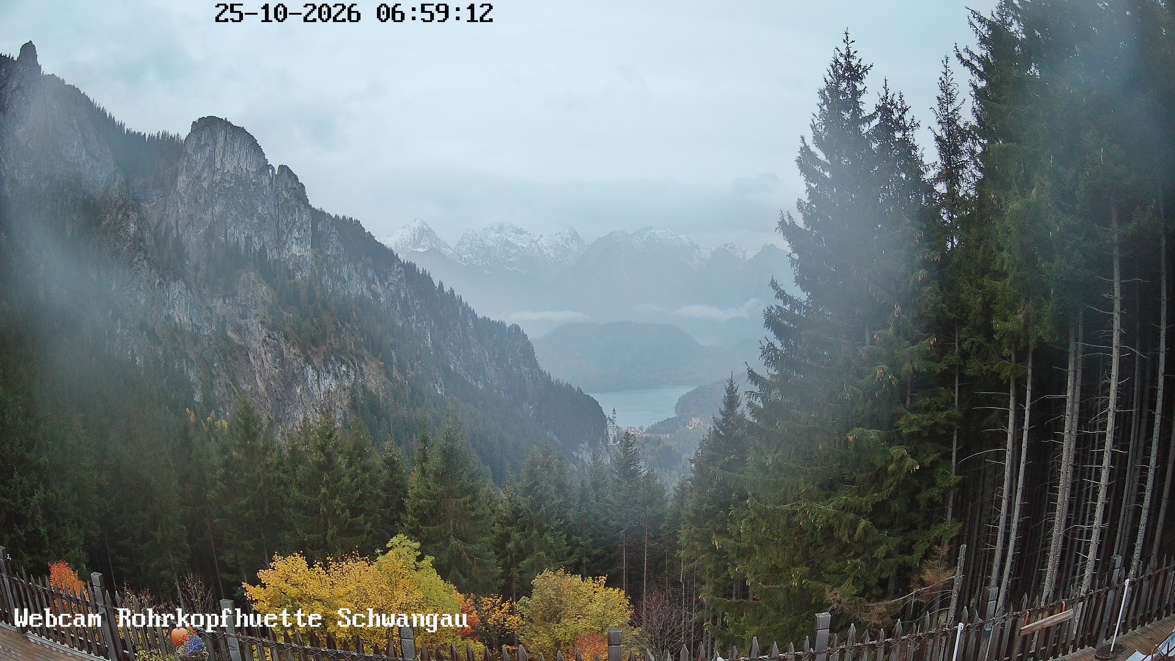 Archived image Webcam Panoramic sight of the Rohrkopfhütte
