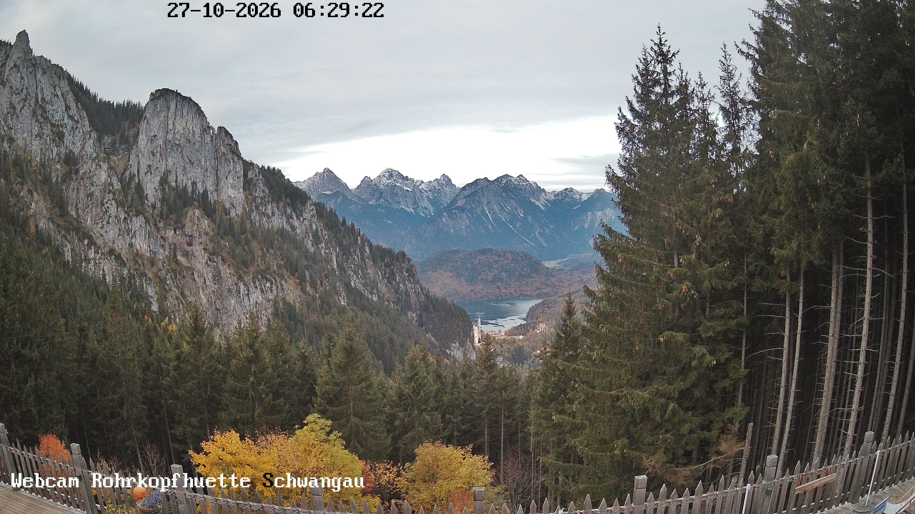 Archived image Webcam Panoramic sight of the Rohrkopfhütte