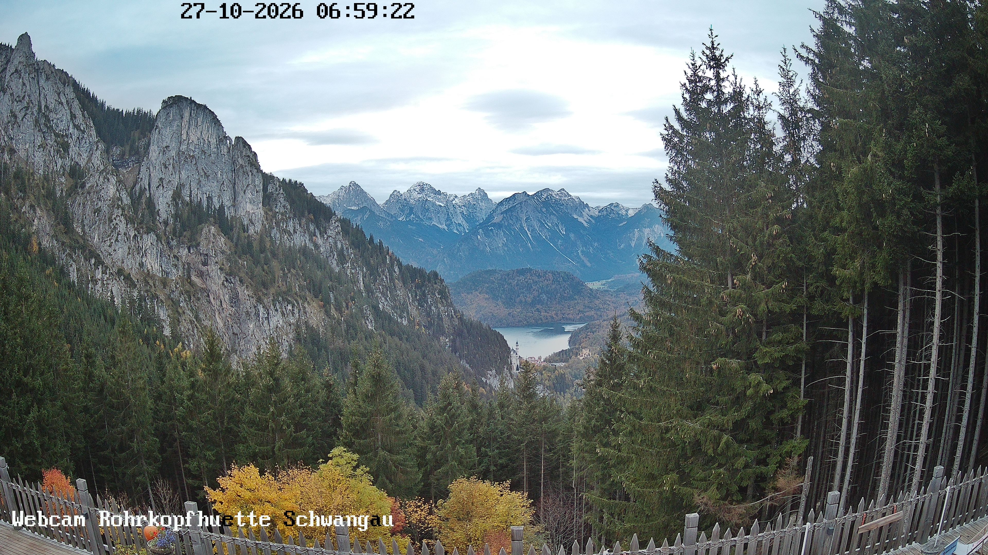 Archived image Webcam Panoramic sight of the Rohrkopfhütte