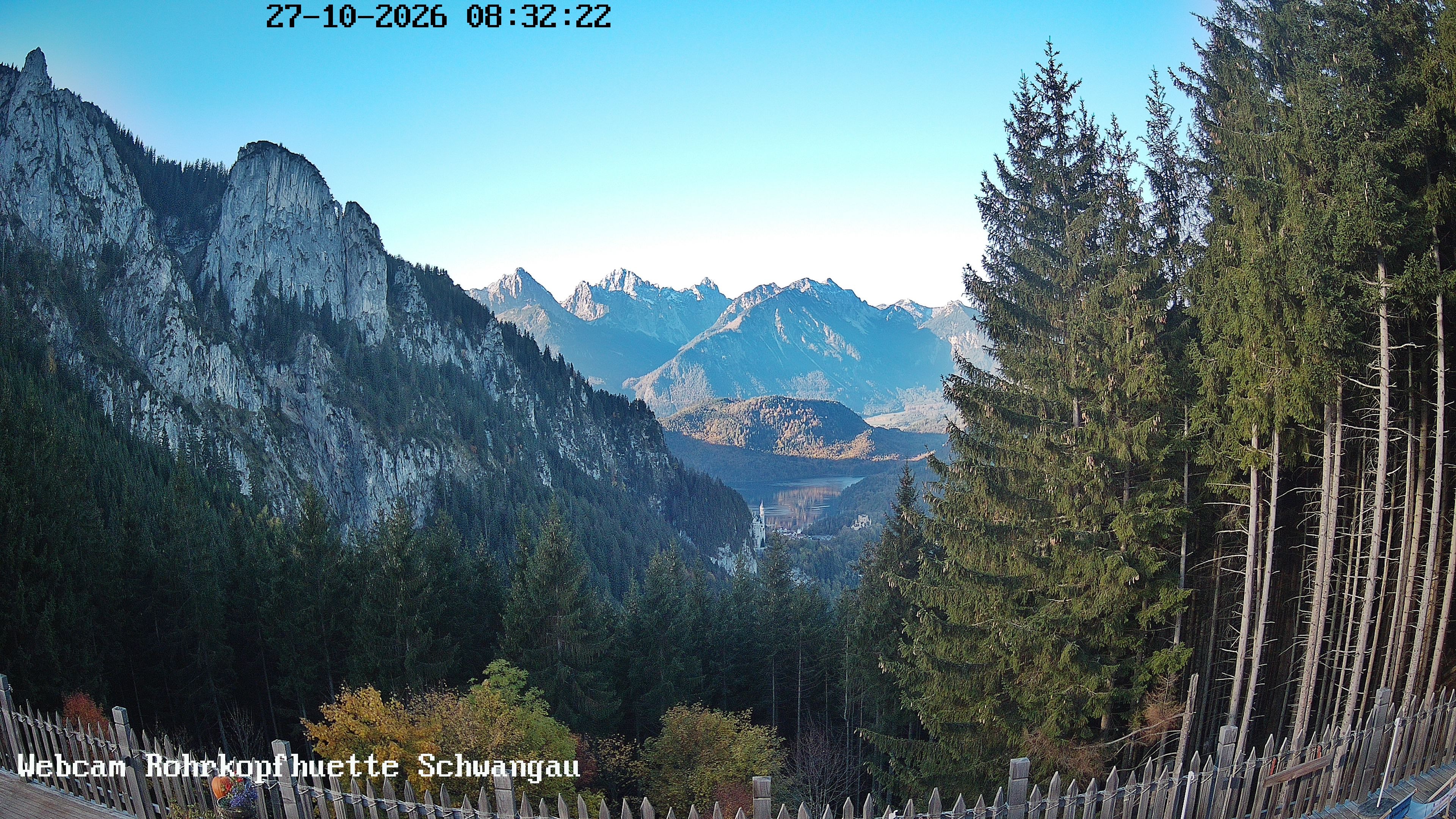Archived image Webcam Panoramic sight of the Rohrkopfhütte
