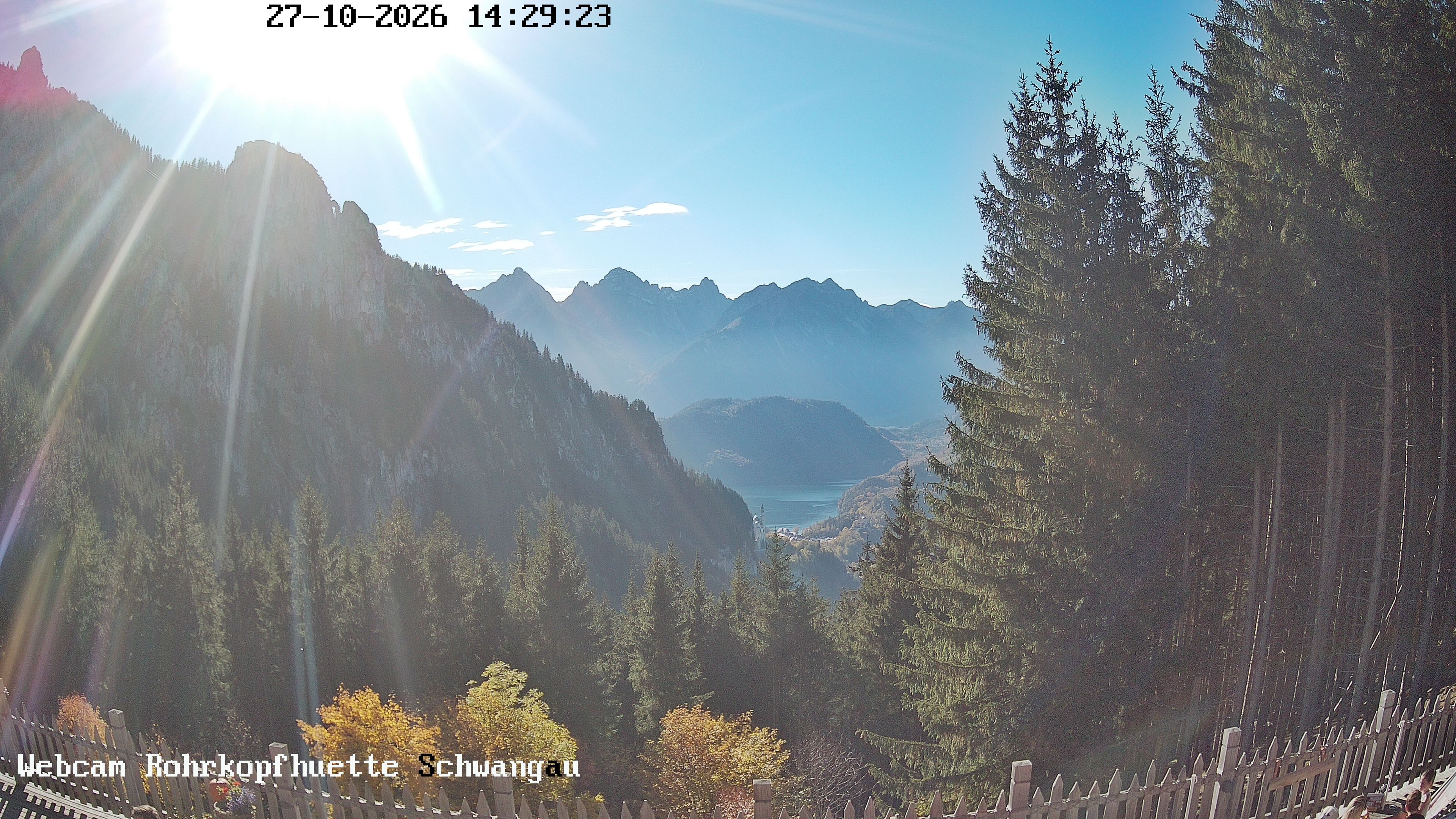 Archived image Webcam Panoramic sight of the Rohrkopfhütte