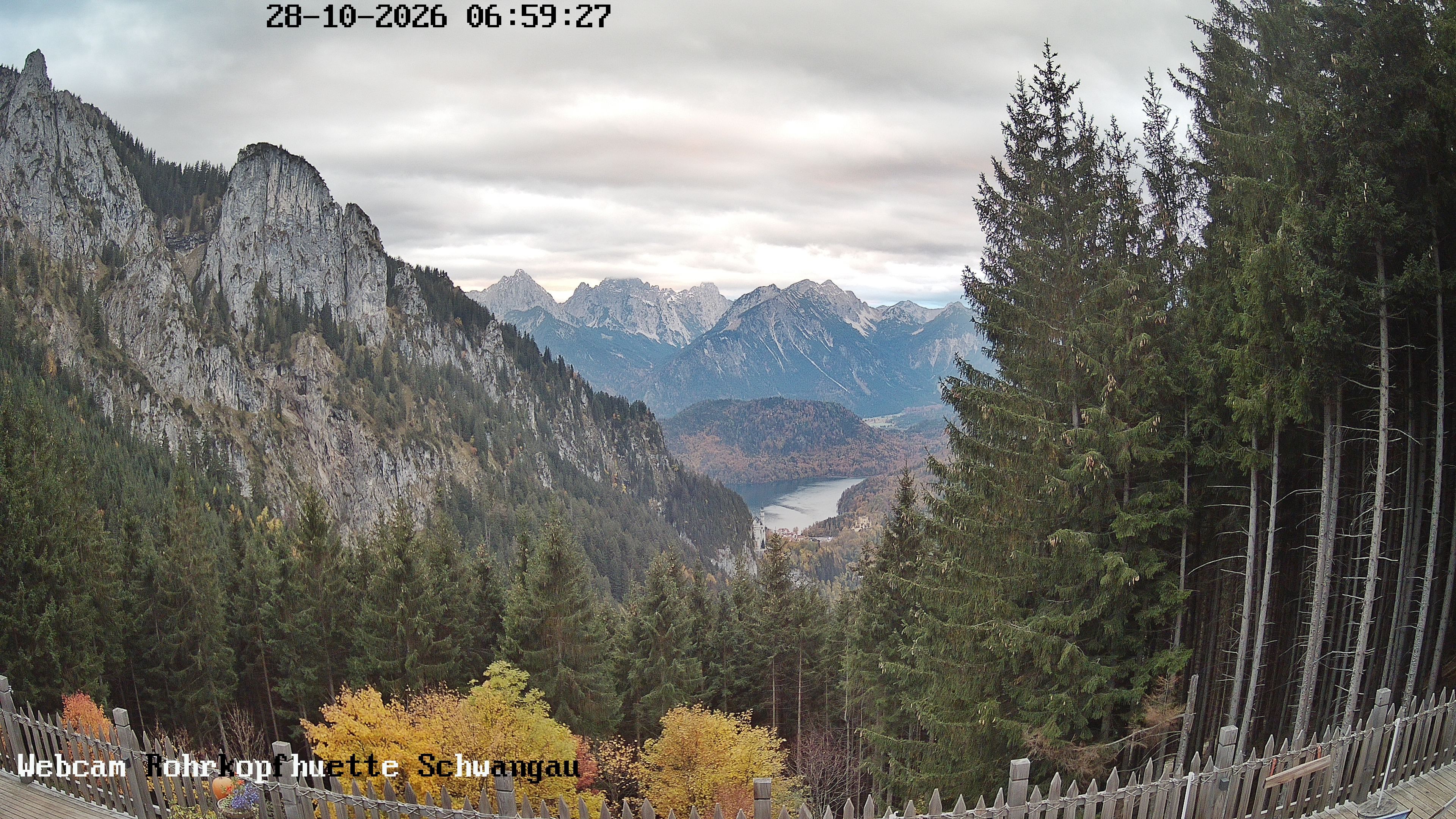Archived image Webcam Panoramic sight of the Rohrkopfhütte