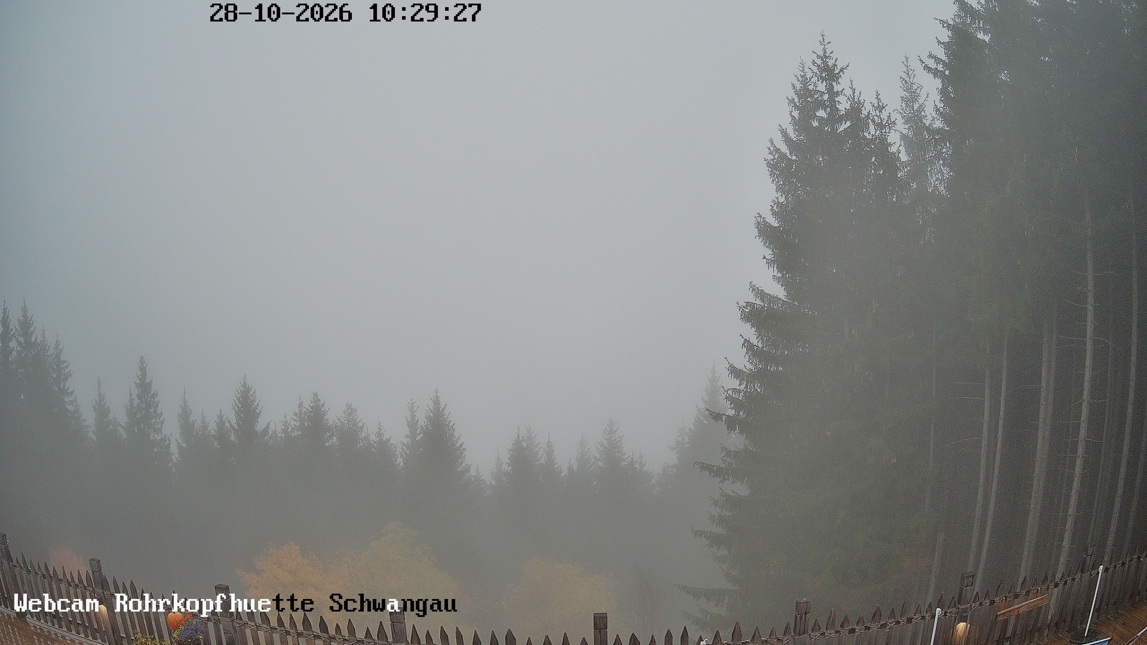 Archived image Webcam Panoramic sight of the Rohrkopfhütte