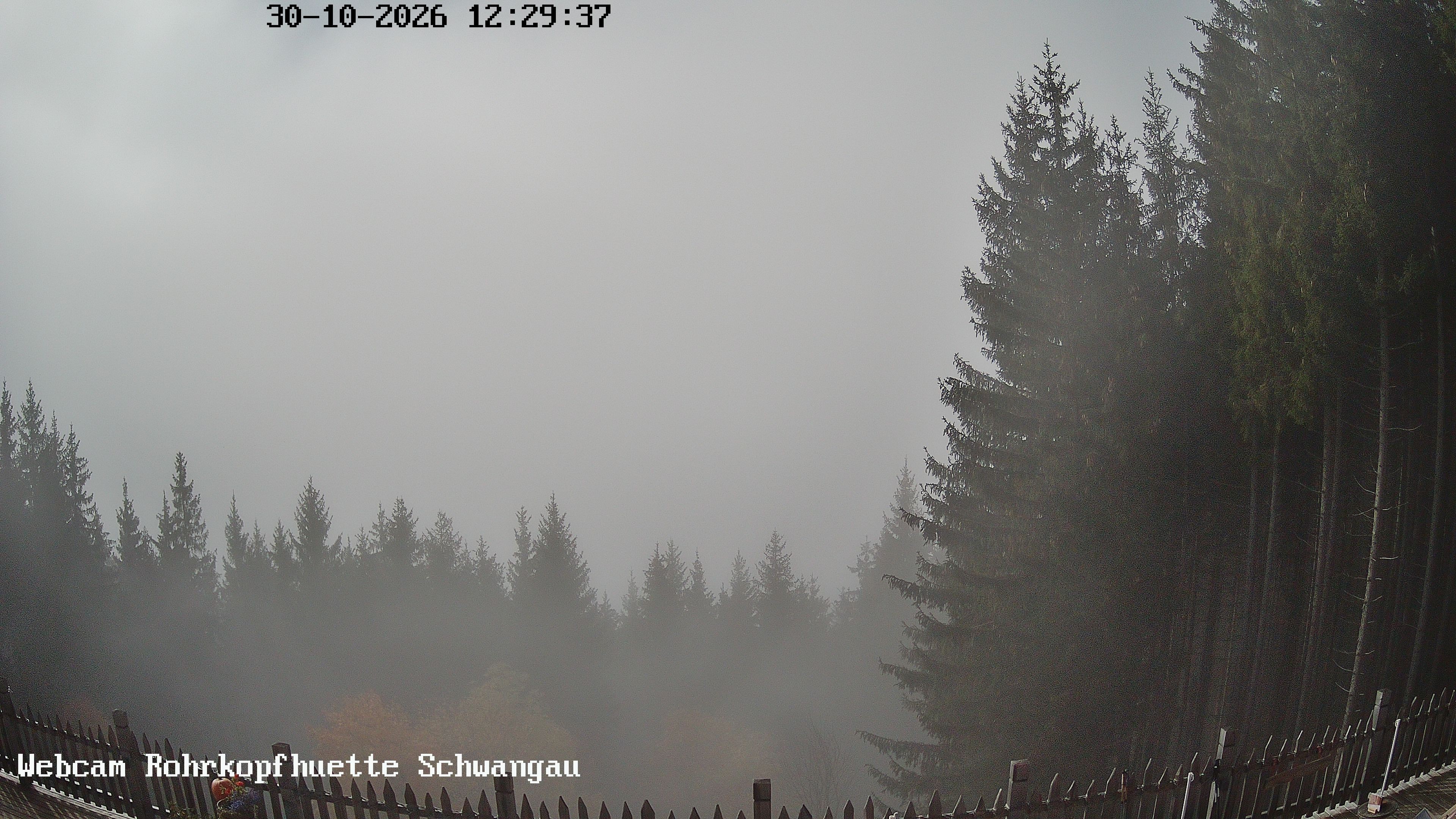 Archiv Foto Webcam Schwangau: Blick von der Rohrkopfhütte ins Tal