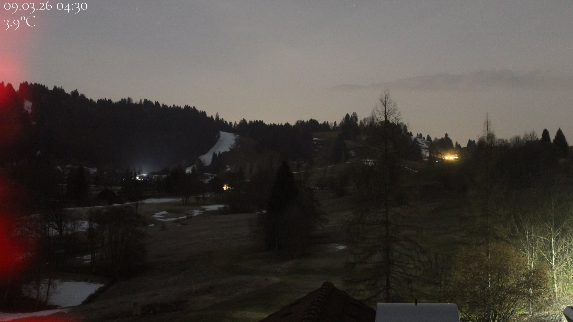 Archiv Foto Webcam Biohotel Schratt in Oberstaufen - Blick Golfplatz