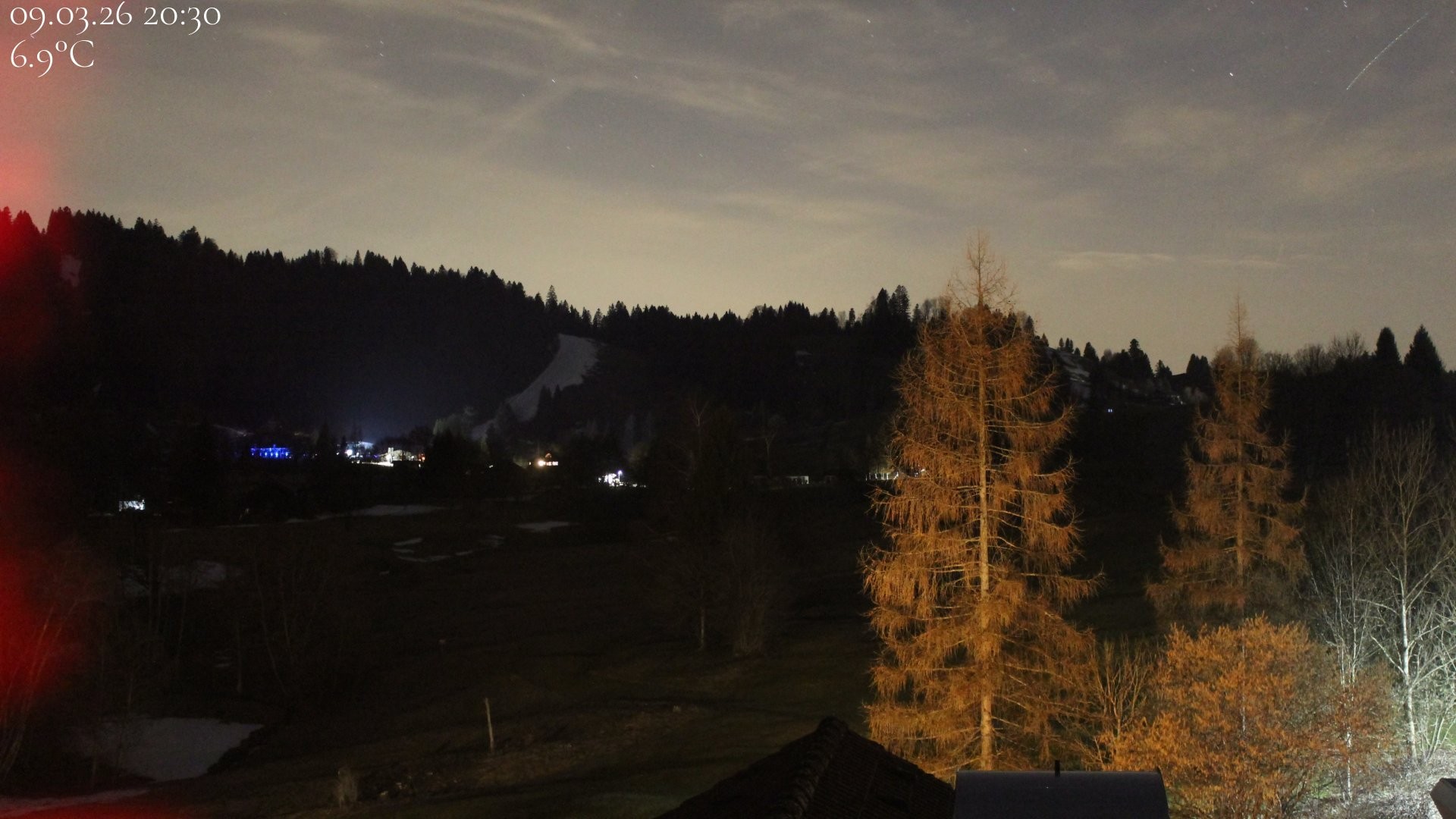 Archiv Foto Webcam Biohotel Schratt in Oberstaufen - Blick Golfplatz