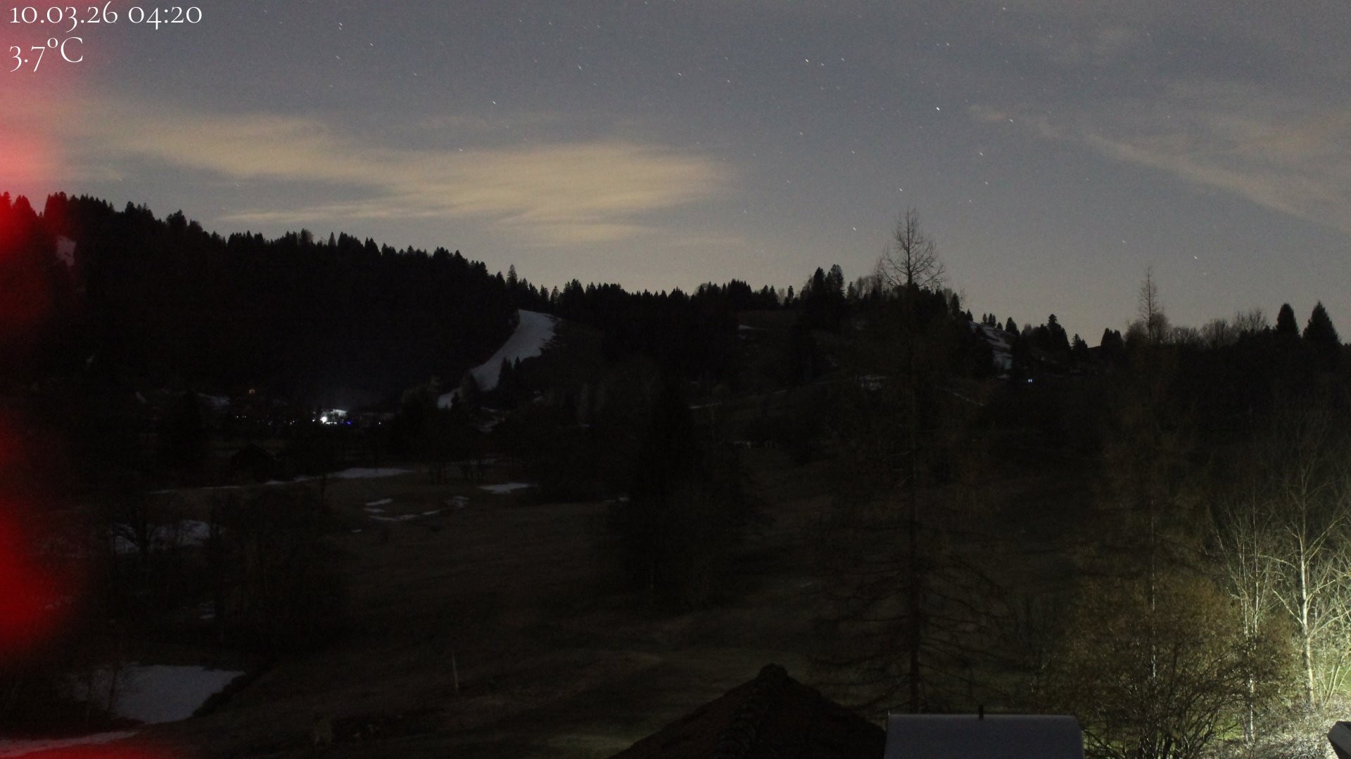 Archiv Foto Webcam Biohotel Schratt in Oberstaufen - Blick Golfplatz