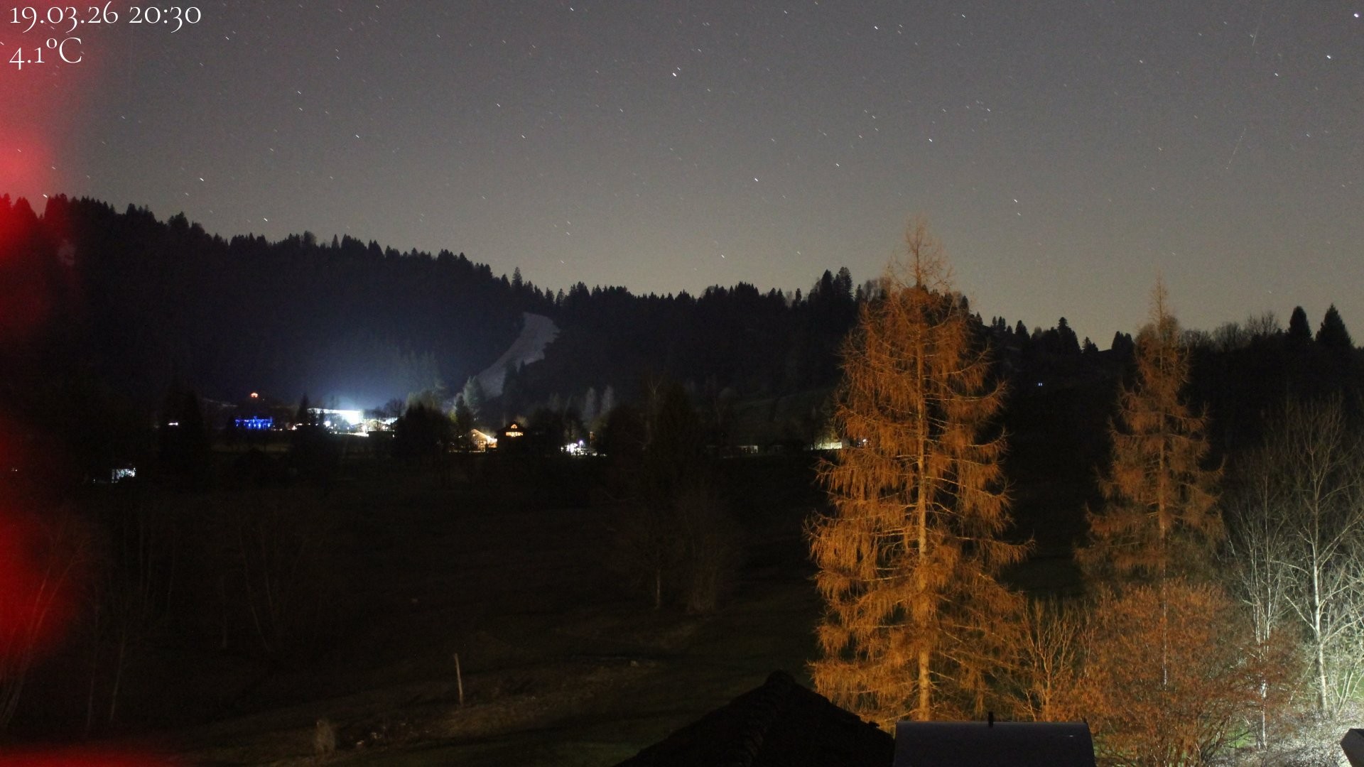 Archiv Foto Webcam Biohotel Schratt in Oberstaufen - Blick Golfplatz