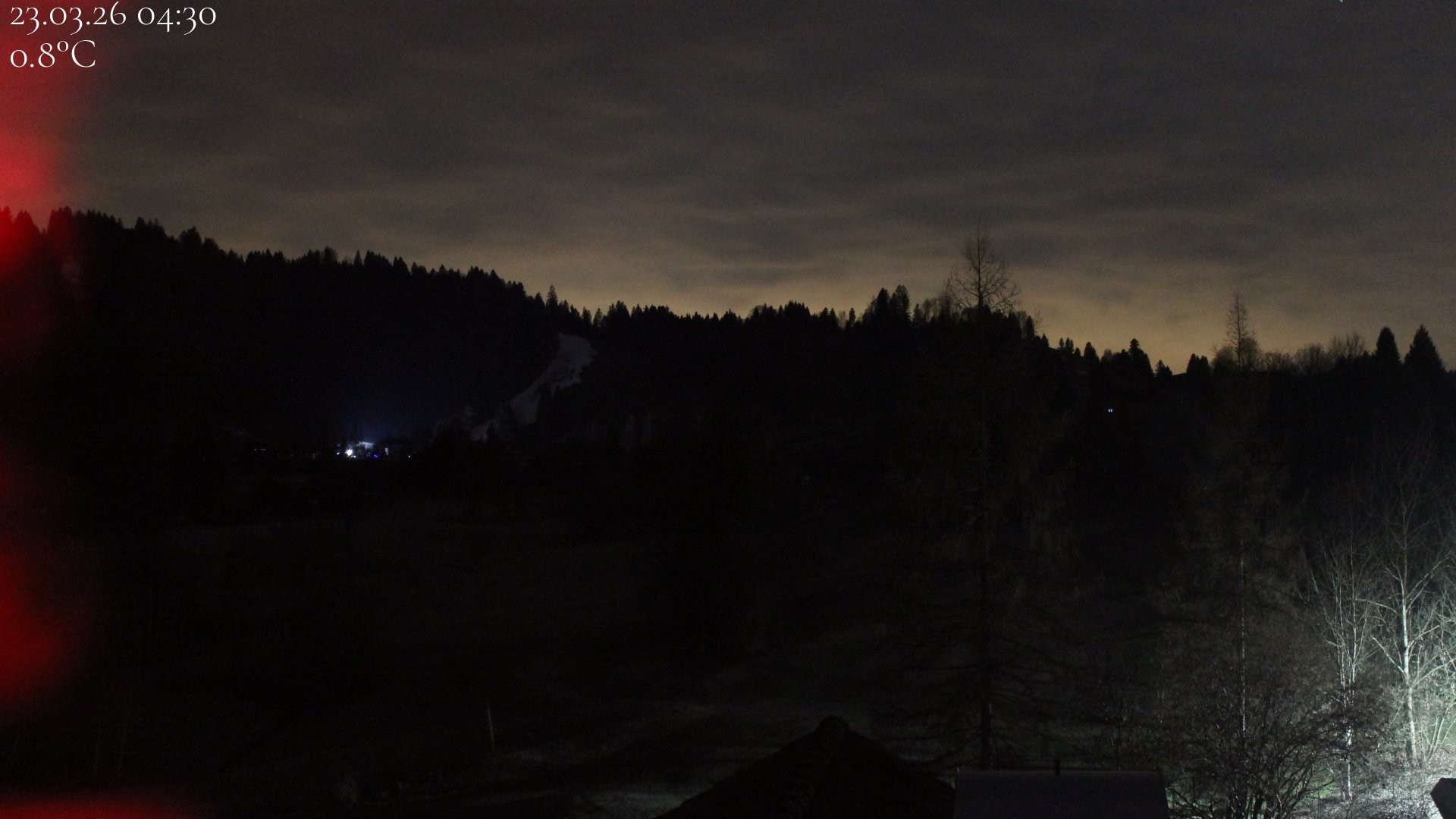 Archived image Webcam Hotel Schratt in Oberstaufen - View Golf Course