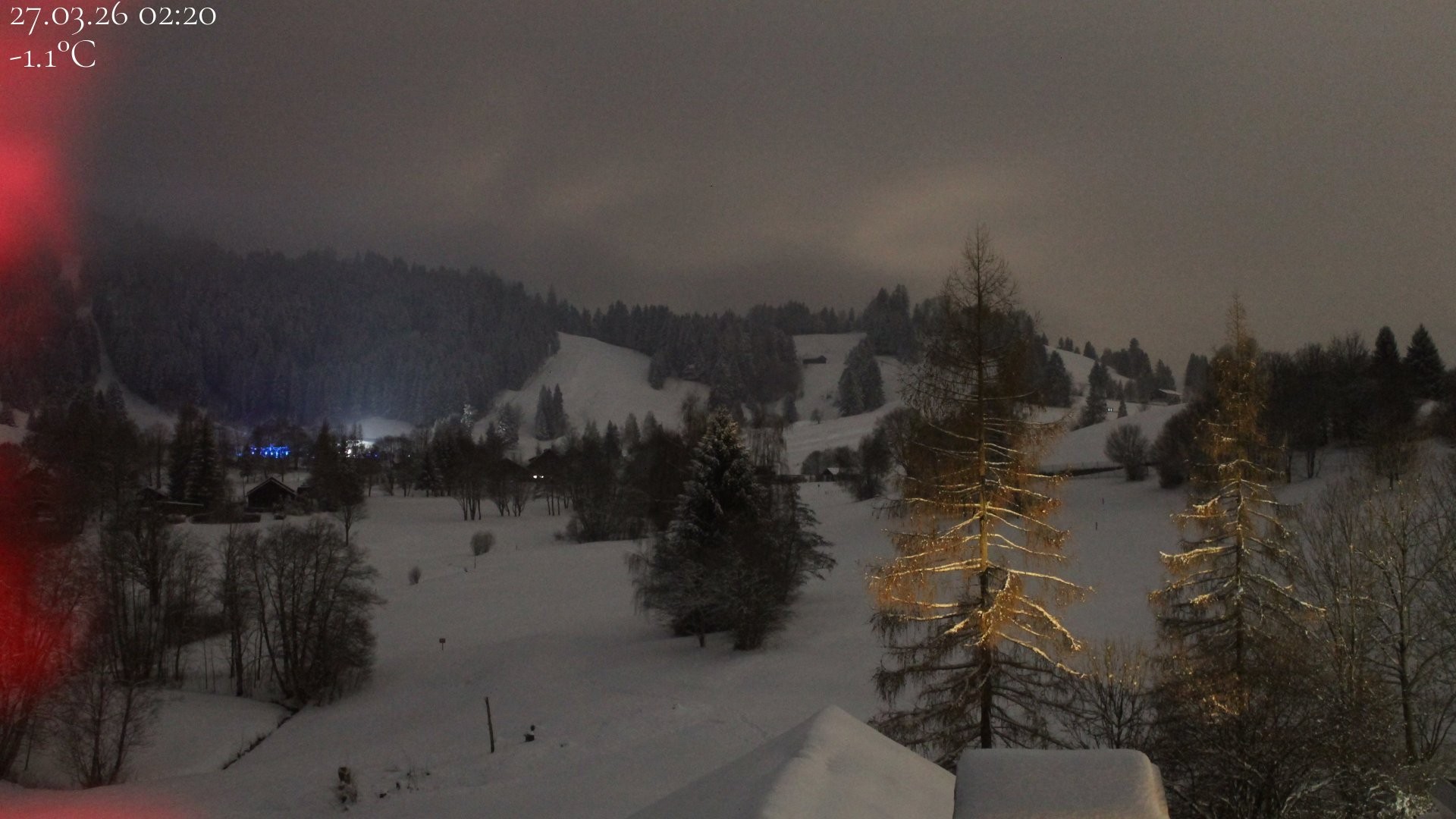Archiv Foto Webcam Biohotel Schratt in Oberstaufen - Blick Golfplatz
