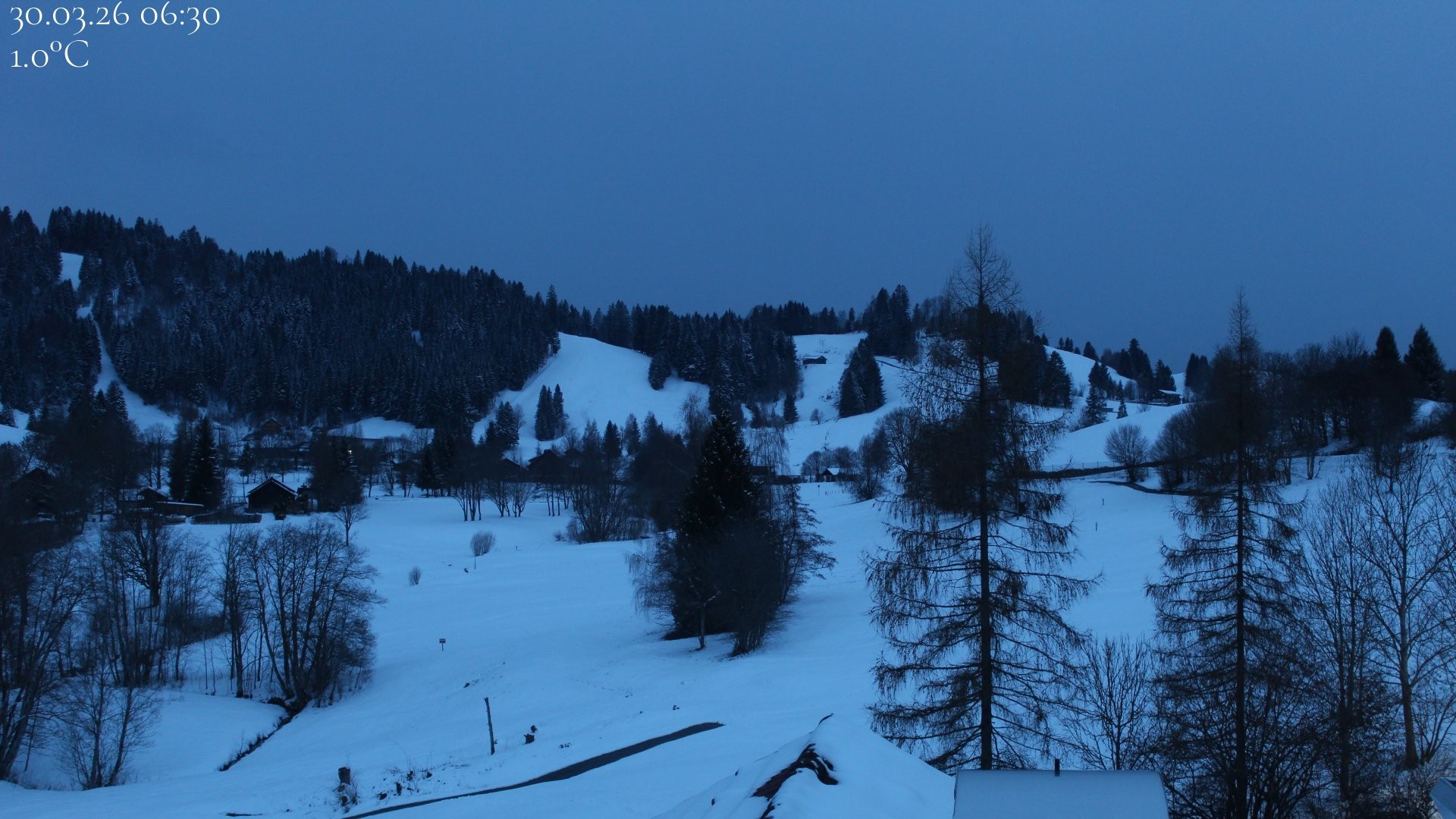 Archiv Foto Webcam Biohotel Schratt in Oberstaufen - Blick Golfplatz