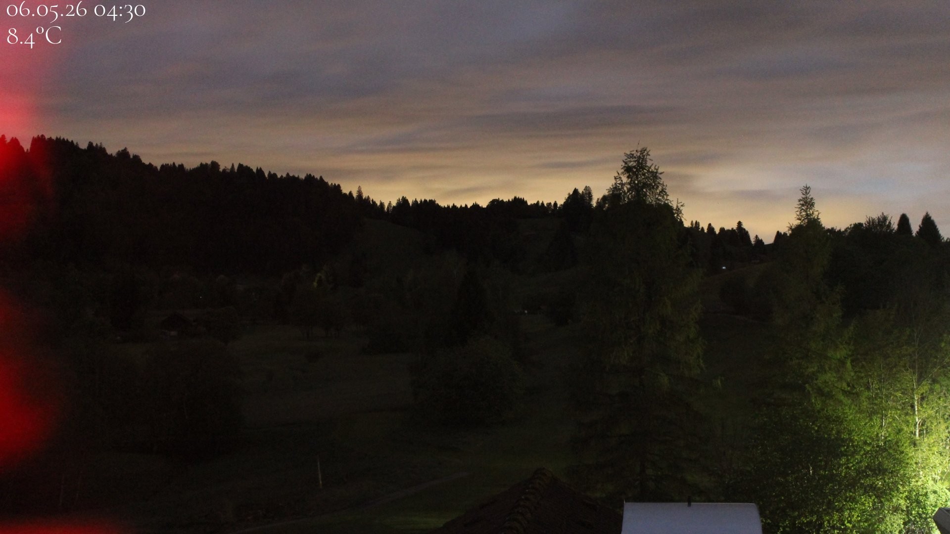 Archiv Foto Webcam Biohotel Schratt in Oberstaufen - Blick Golfplatz