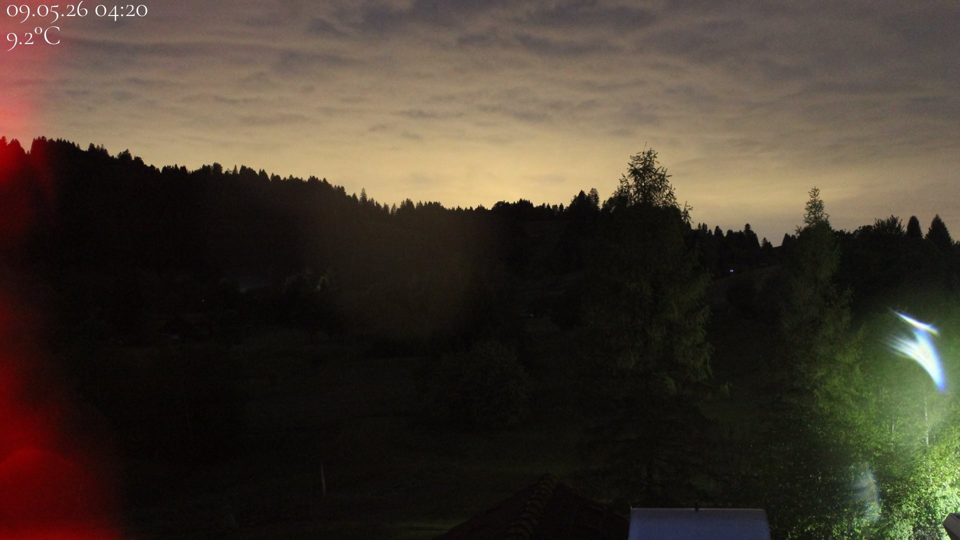 Archiv Foto Webcam Biohotel Schratt in Oberstaufen - Blick Golfplatz