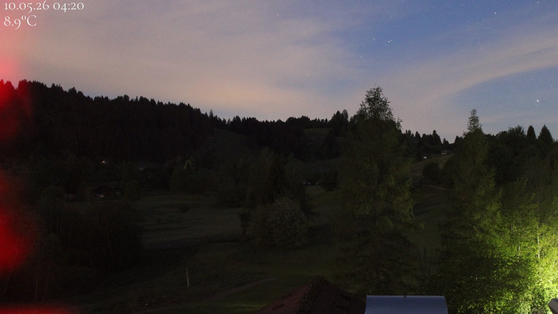 Archiv Foto Webcam Biohotel Schratt in Oberstaufen - Blick Golfplatz