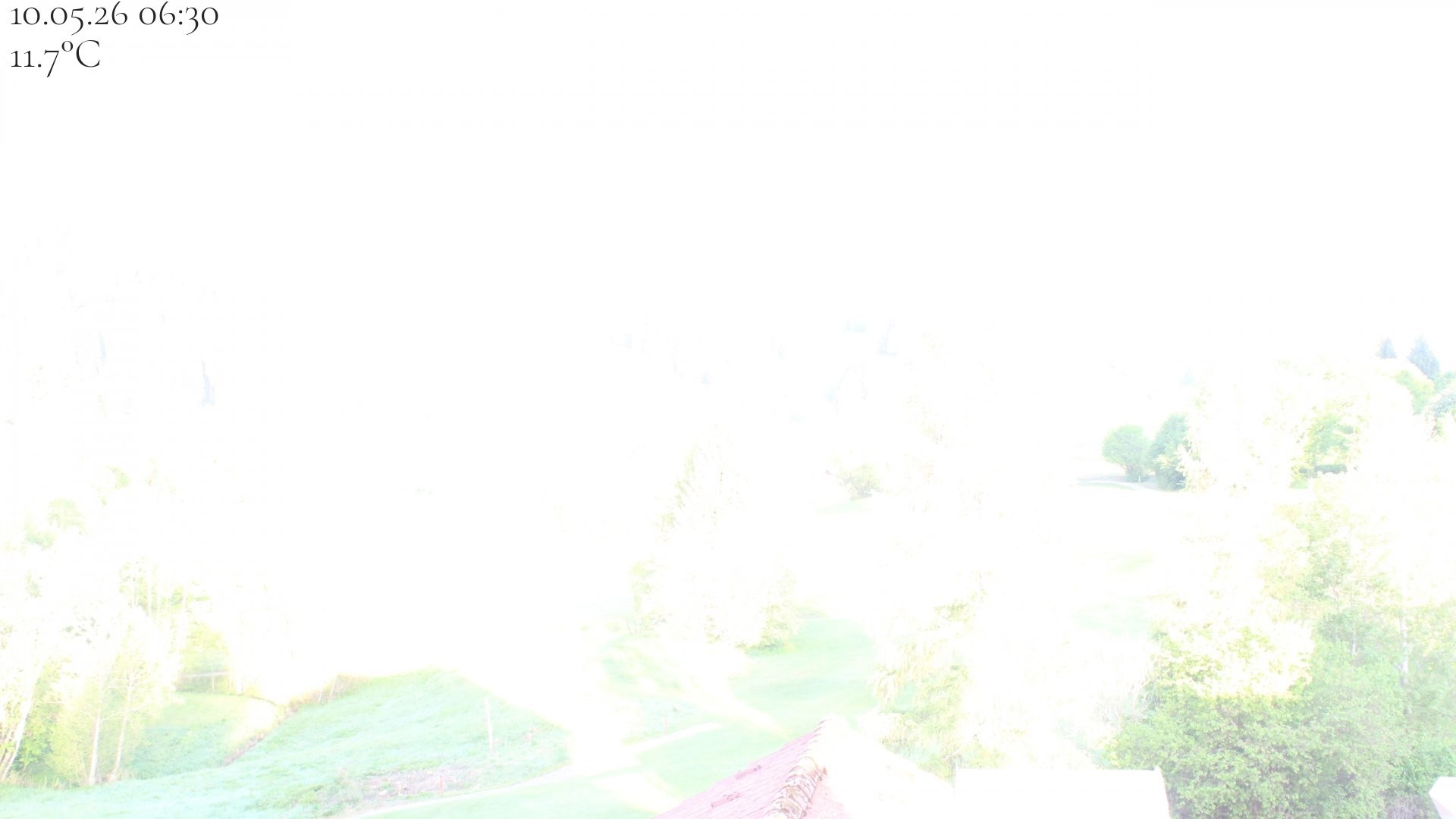 Archiv Foto Webcam Biohotel Schratt in Oberstaufen - Blick Golfplatz