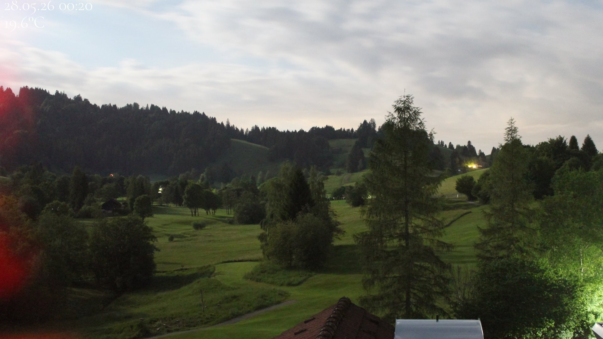 Archived image Webcam Hotel Schratt in Oberstaufen - View Golf Course
