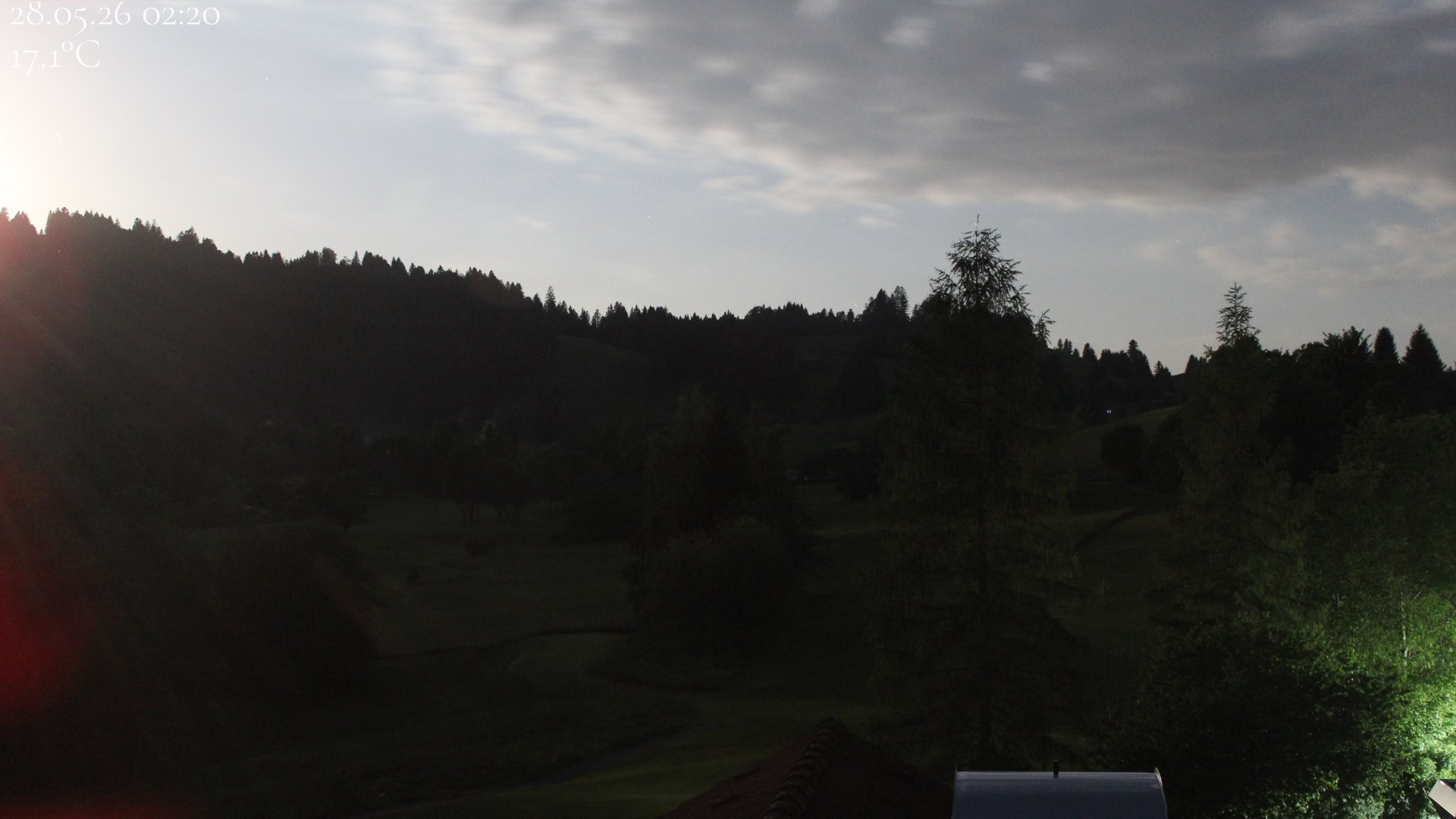Archived image Webcam Hotel Schratt in Oberstaufen - View Golf Course