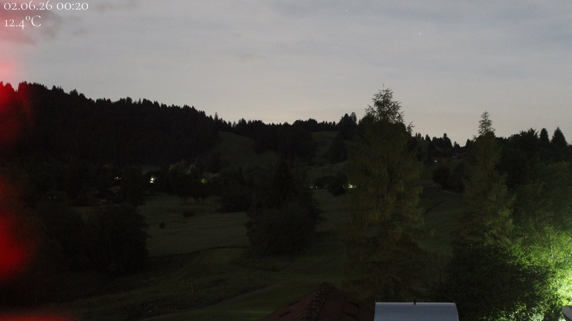 Archiv Foto Webcam Biohotel Schratt in Oberstaufen - Blick Golfplatz