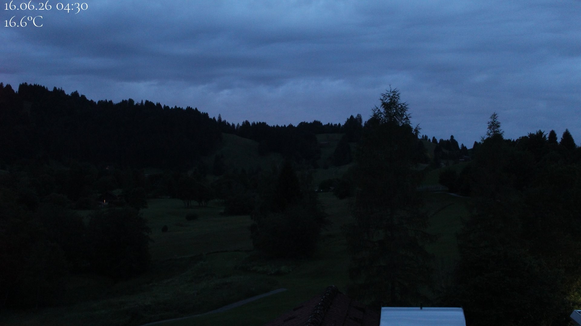 Archiv Foto Webcam Biohotel Schratt in Oberstaufen - Blick Golfplatz