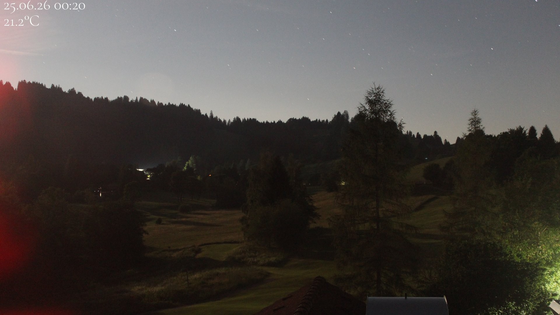 Archiv Foto Webcam Biohotel Schratt in Oberstaufen - Blick Golfplatz