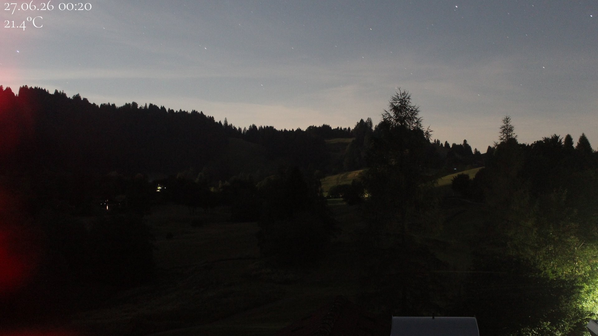 Archived image Webcam Hotel Schratt in Oberstaufen - View Golf Course