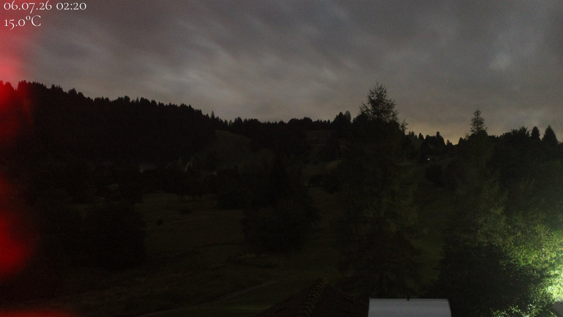 Archived image Webcam Hotel Schratt in Oberstaufen - View Golf Course