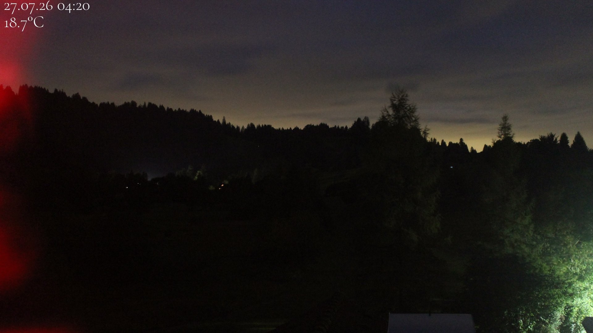 Archived image Webcam Hotel Schratt in Oberstaufen - View Golf Course