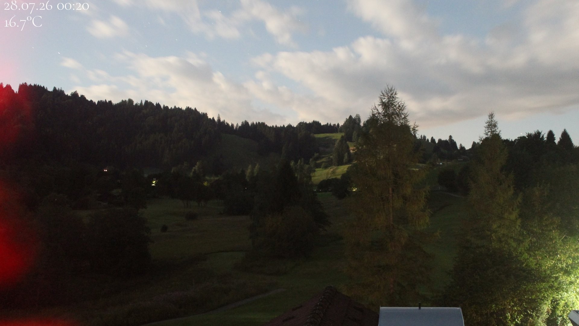 Archived image Webcam Hotel Schratt in Oberstaufen - View Golf Course