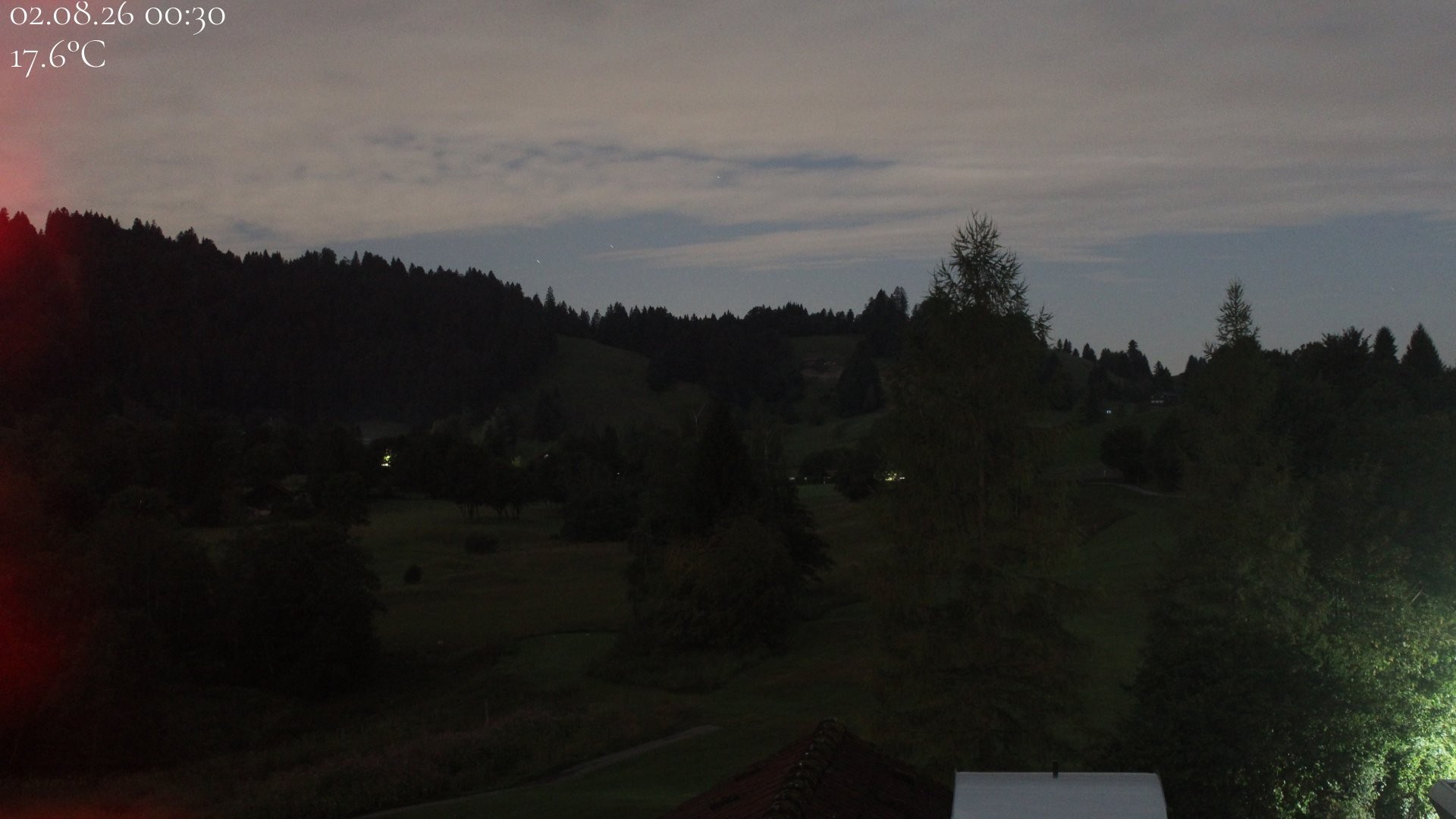 Archived image Webcam Hotel Schratt in Oberstaufen - View Golf Course