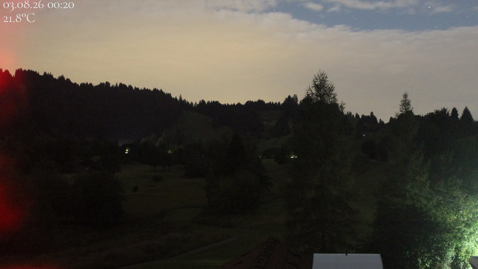 Archived image Webcam Hotel Schratt in Oberstaufen - View Golf Course