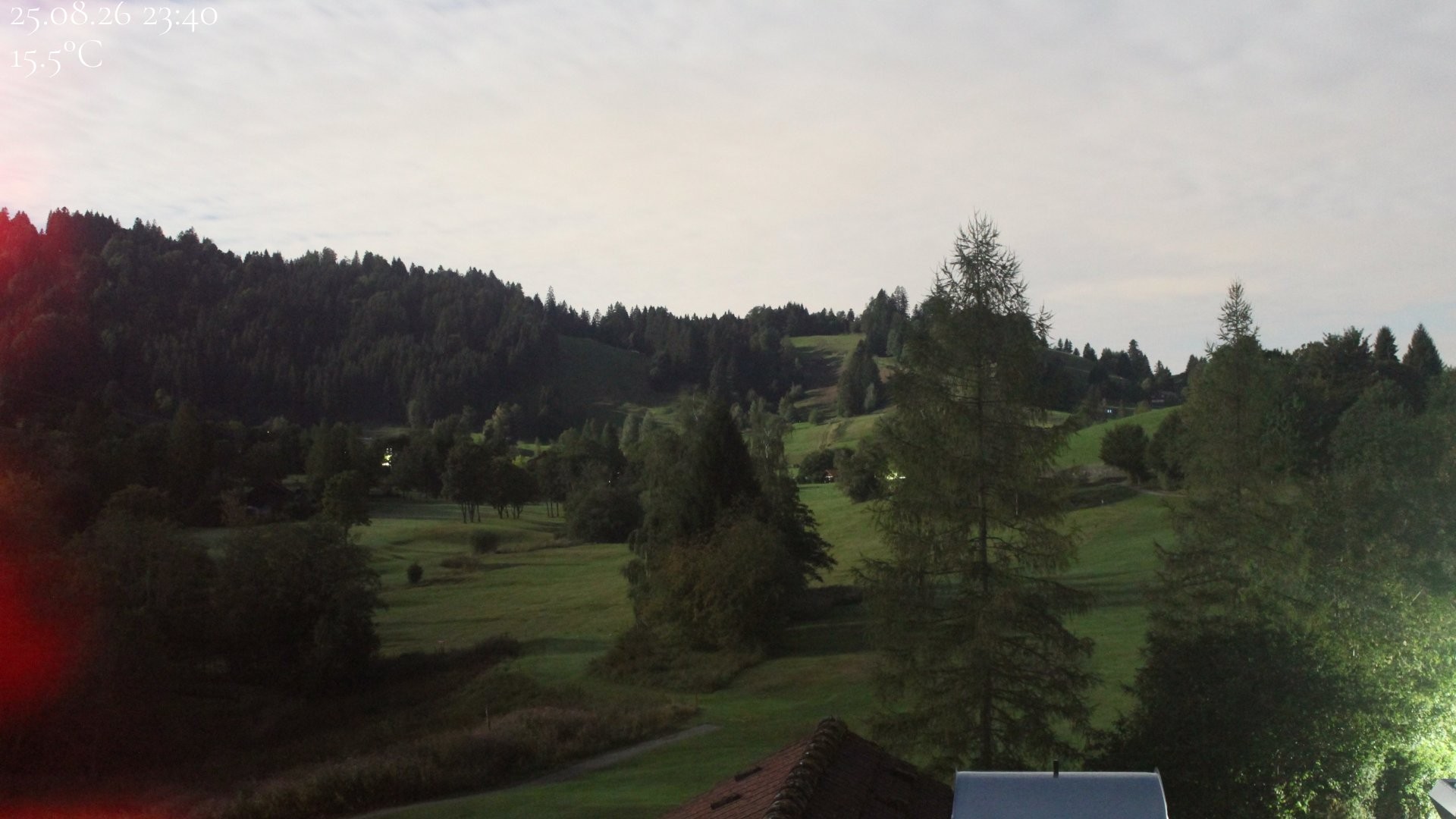 Archiv Foto Webcam Biohotel Schratt in Oberstaufen - Blick Golfplatz