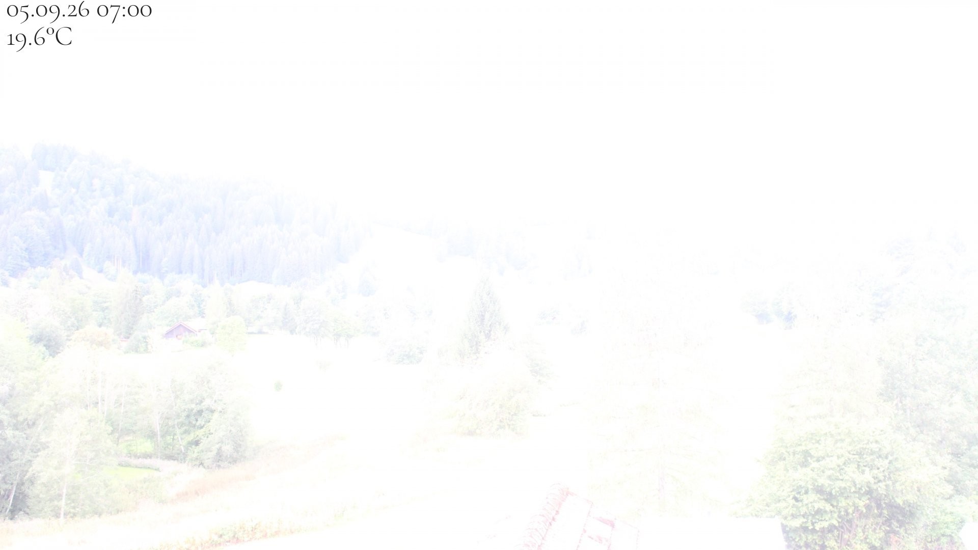 Archiv Foto Webcam Biohotel Schratt in Oberstaufen - Blick Golfplatz