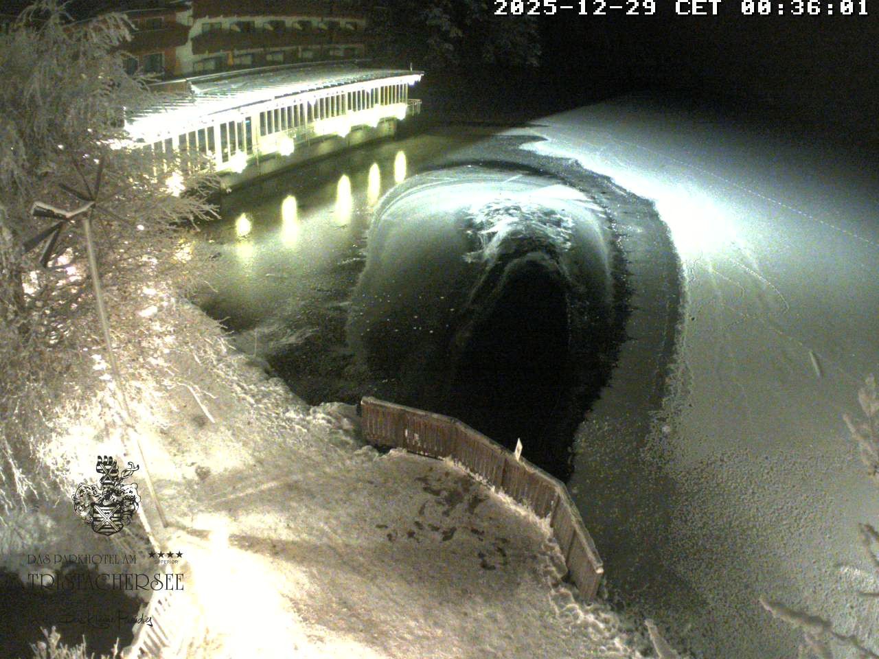 Archiv Foto Webcam Blick über den Tristachersee