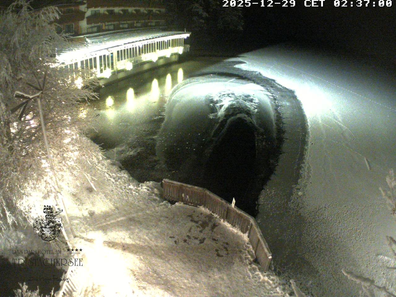 Archiv Foto Webcam Blick über den Tristachersee