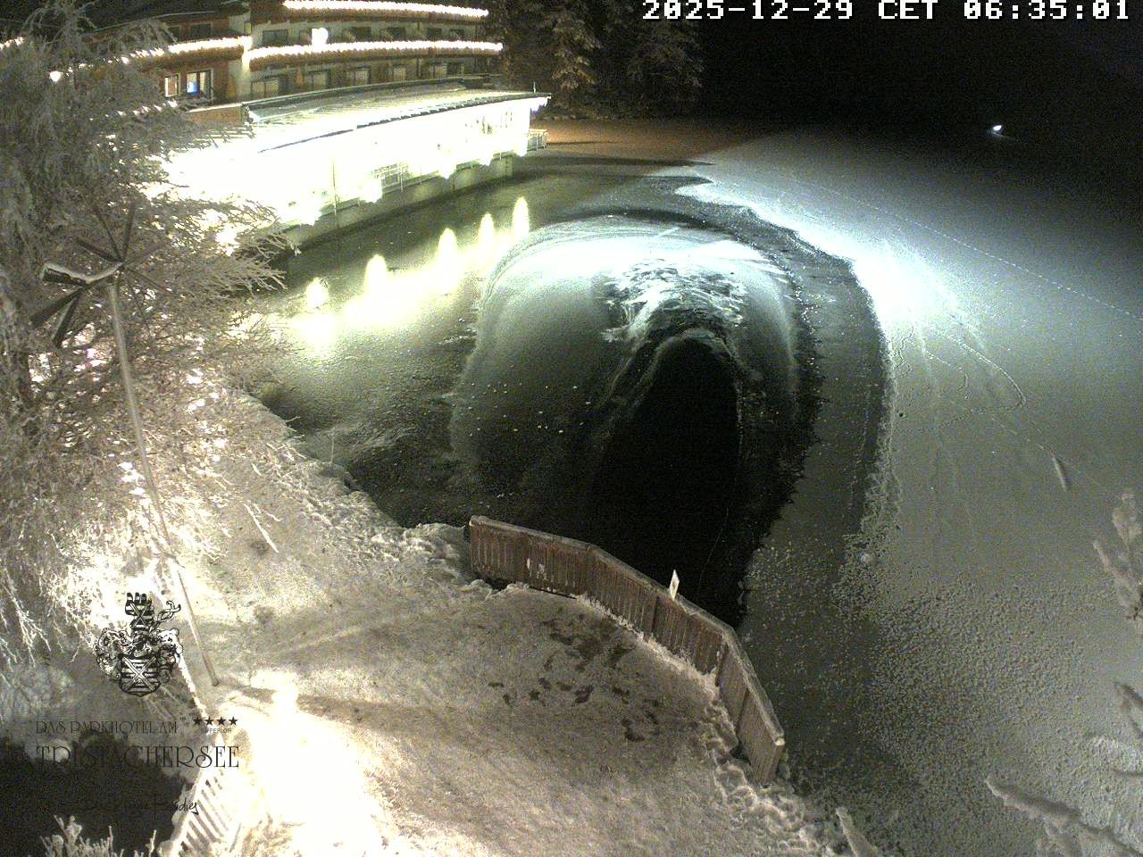 Archiv Foto Webcam Blick über den Tristachersee