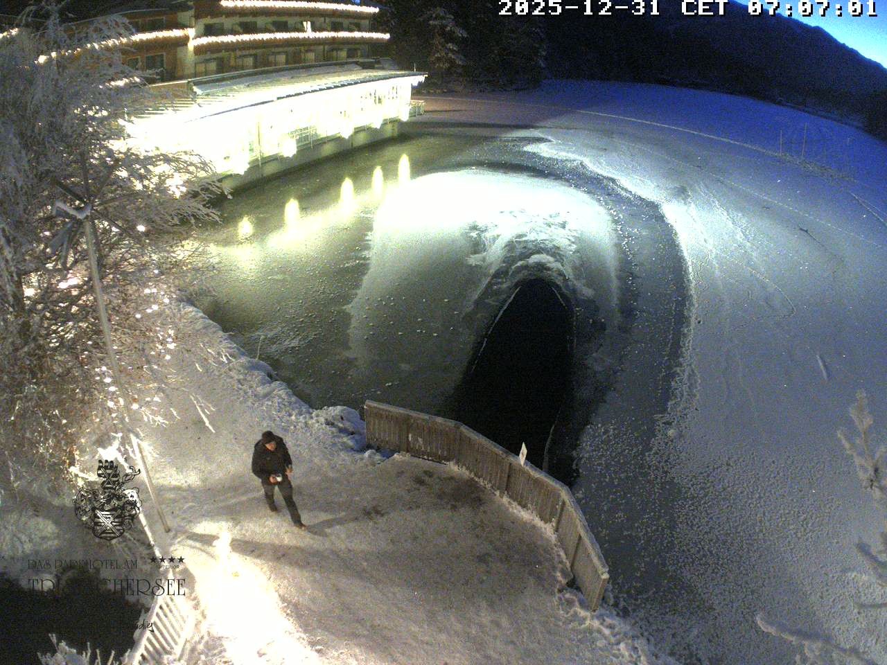 Archiv Foto Webcam Blick über den Tristachersee