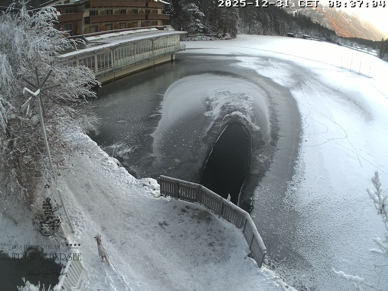 Archiv Foto Webcam Blick über den Tristachersee