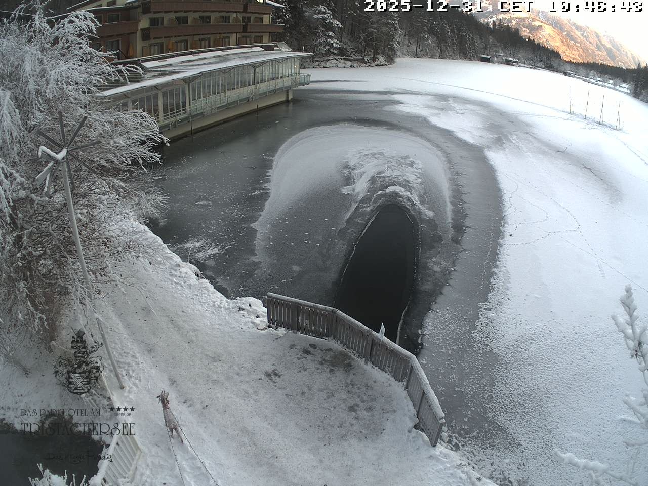 Archiv Foto Webcam Blick über den Tristachersee