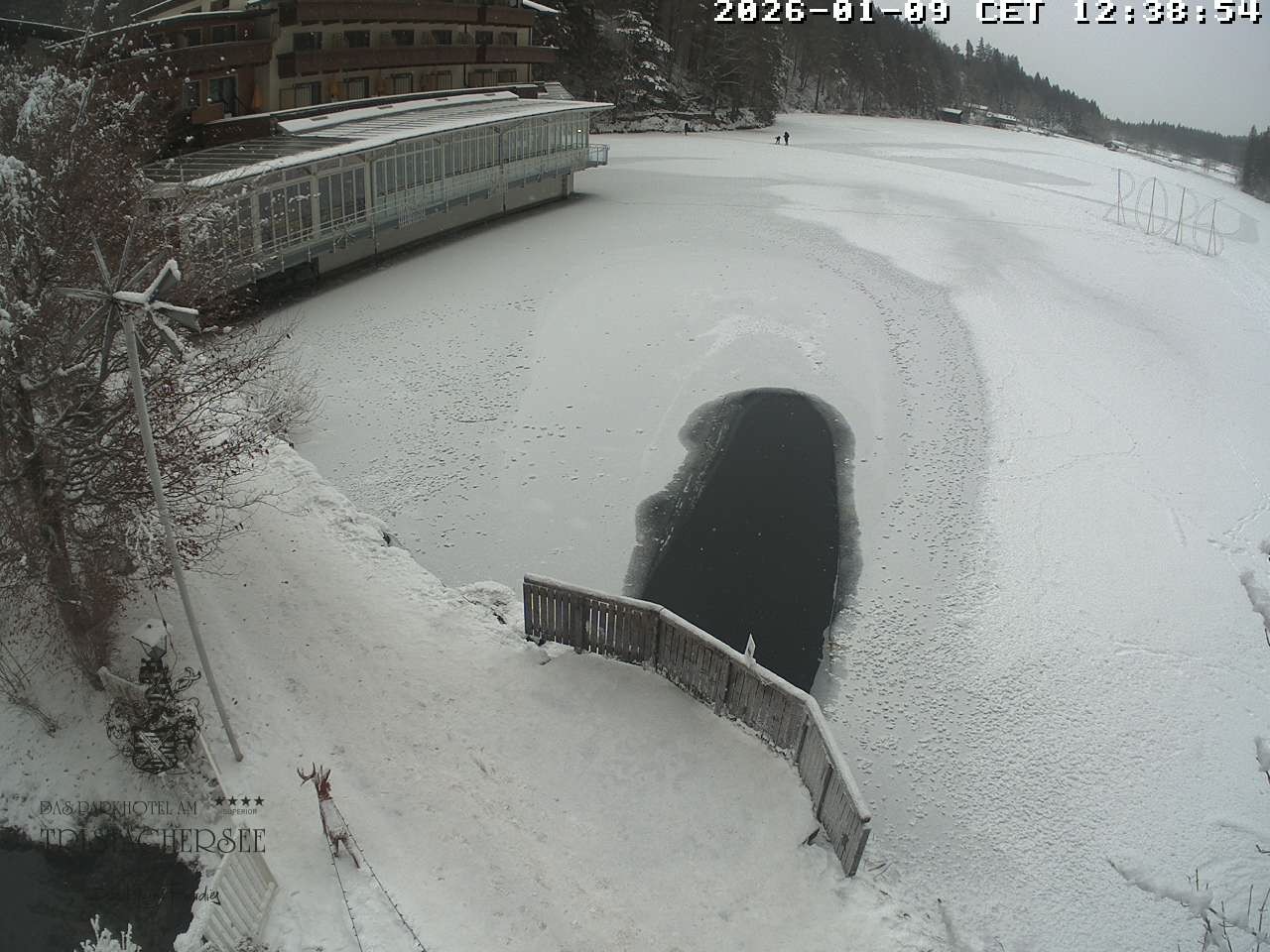 Archiv Foto Webcam Blick über den Tristachersee