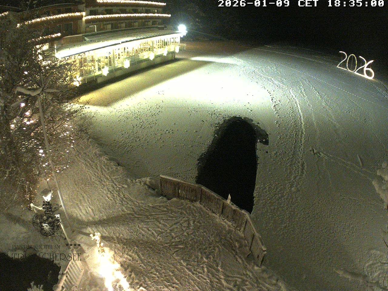 Archiv Foto Webcam Blick über den Tristachersee