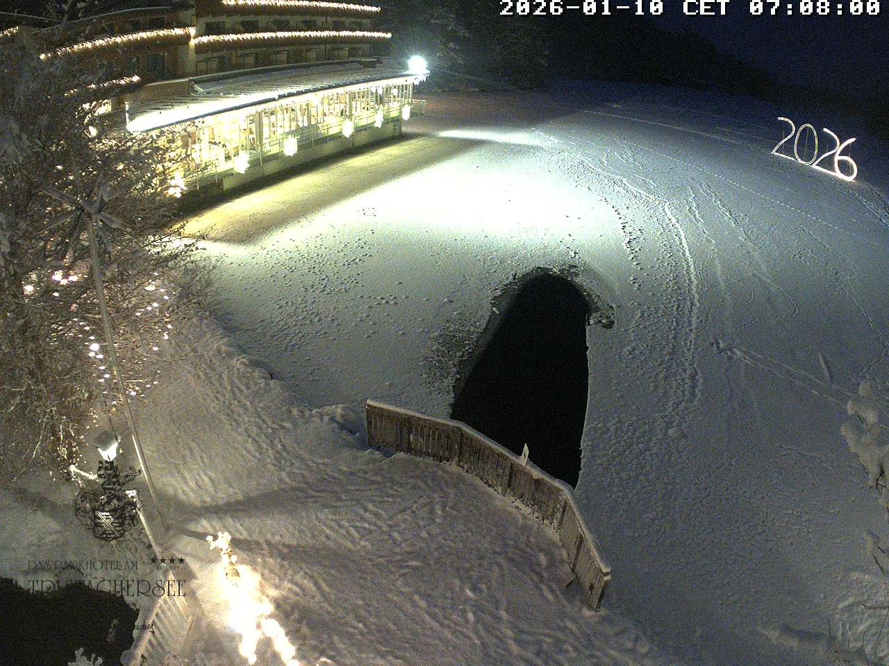 Archiv Foto Webcam Blick über den Tristachersee