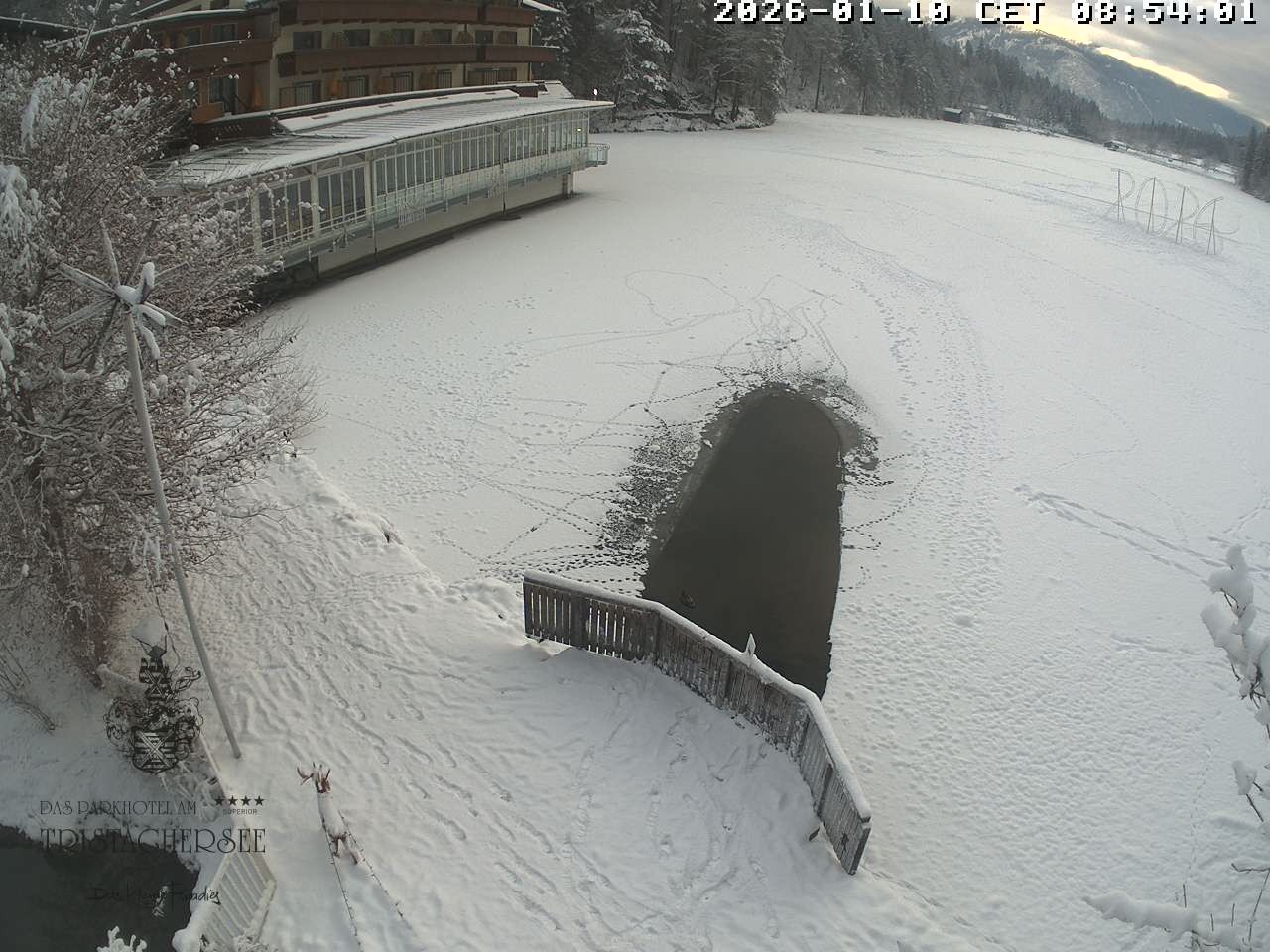 Archiv Foto Webcam Blick über den Tristachersee