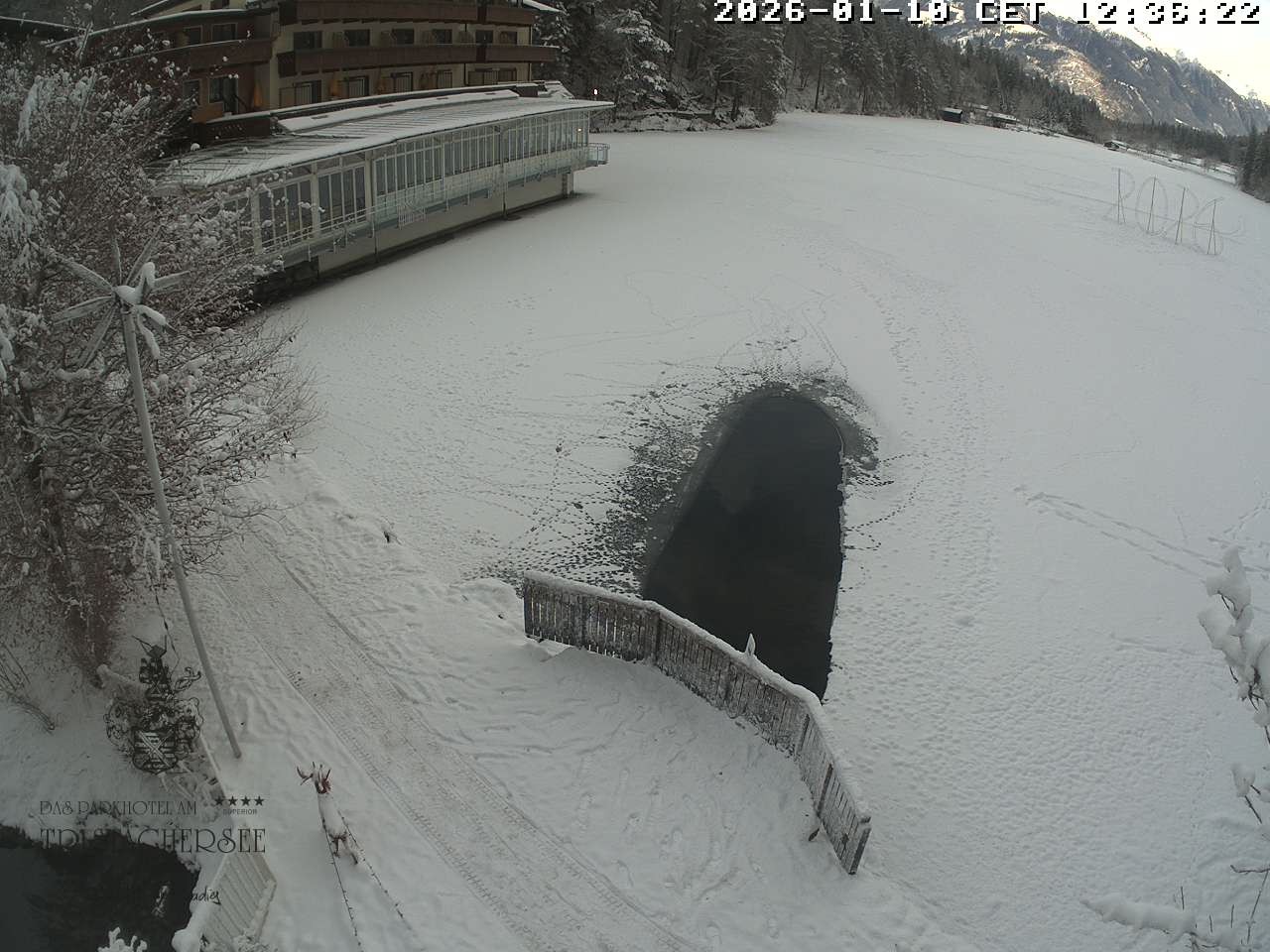 Archiv Foto Webcam Blick über den Tristachersee