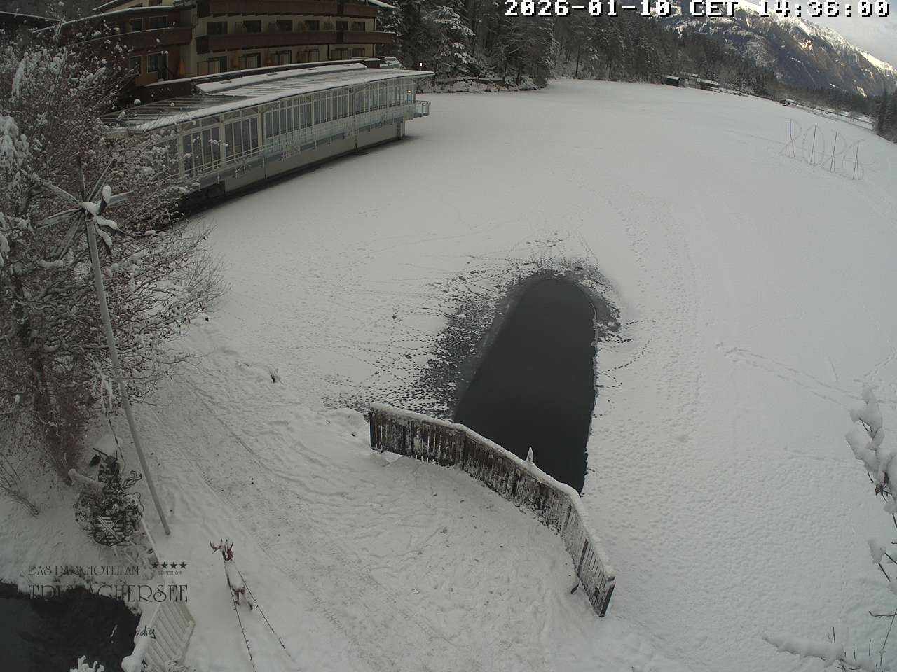 Archiv Foto Webcam Blick über den Tristachersee