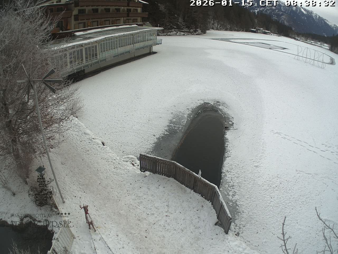 Archiv Foto Webcam Blick über den Tristachersee