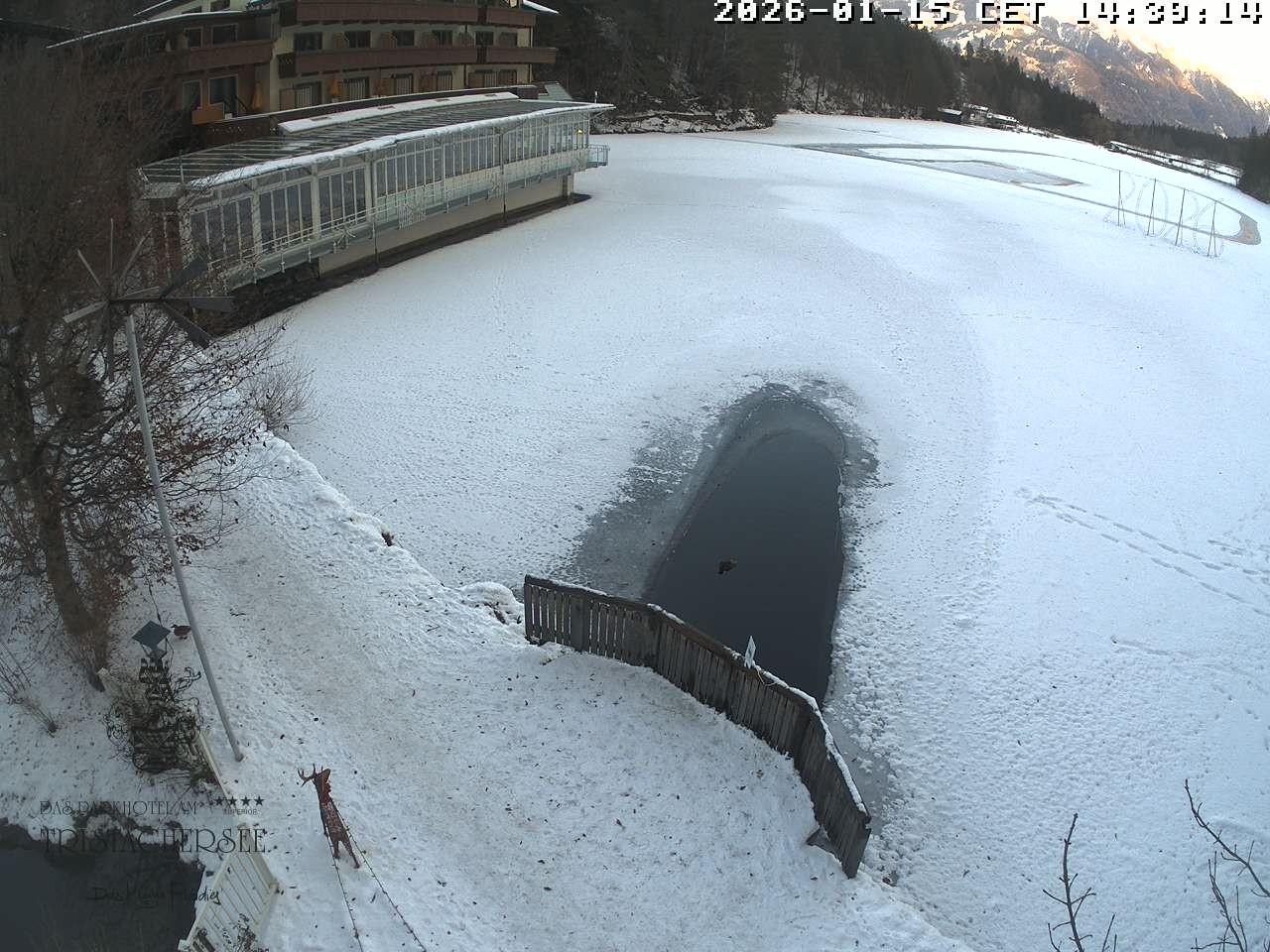 Archiv Foto Webcam Blick über den Tristachersee