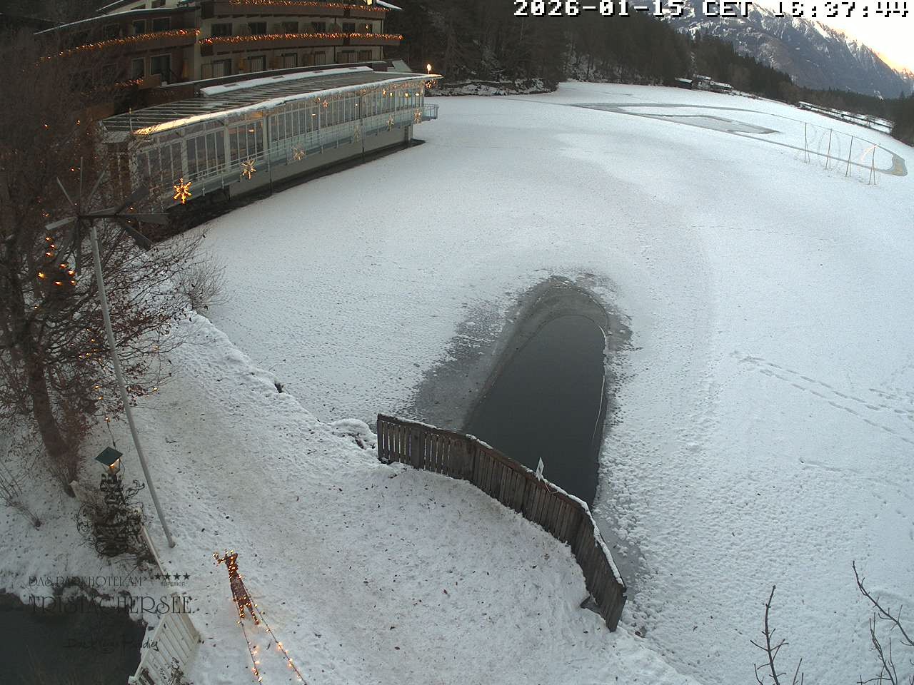 Archiv Foto Webcam Blick über den Tristachersee